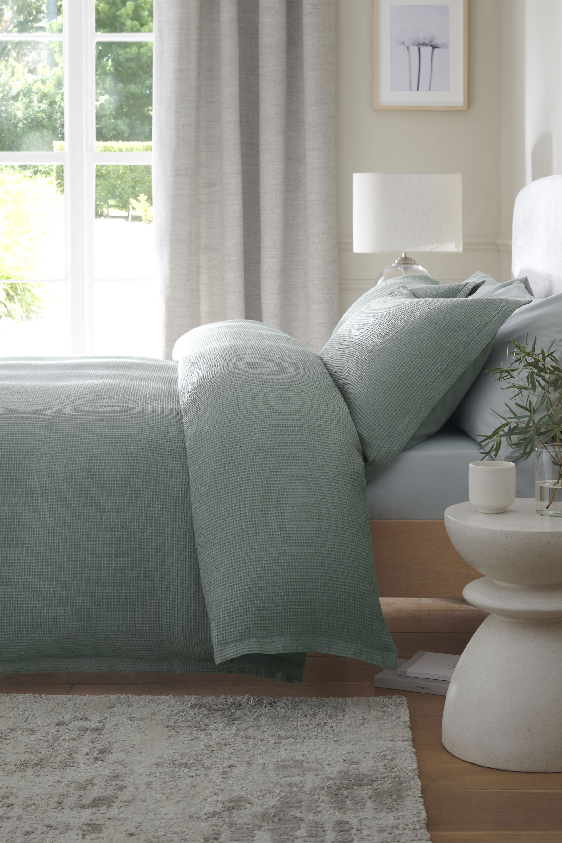 Buy Waffle Duvet Cover And Pillowcase Set from Next Australia