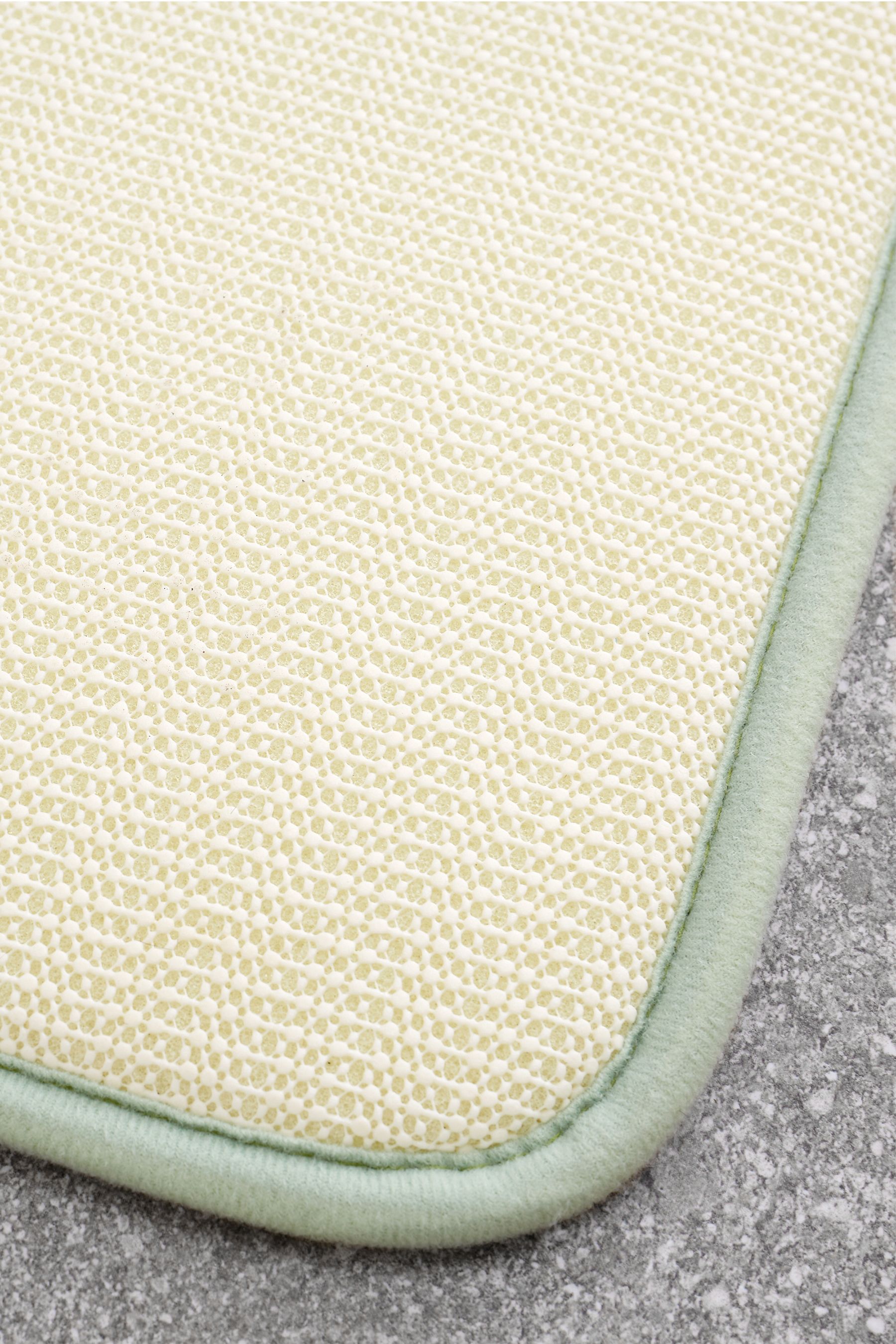 Buy Catherine Lansfield Green AntiBacterial Memory Foam Bath Mat And