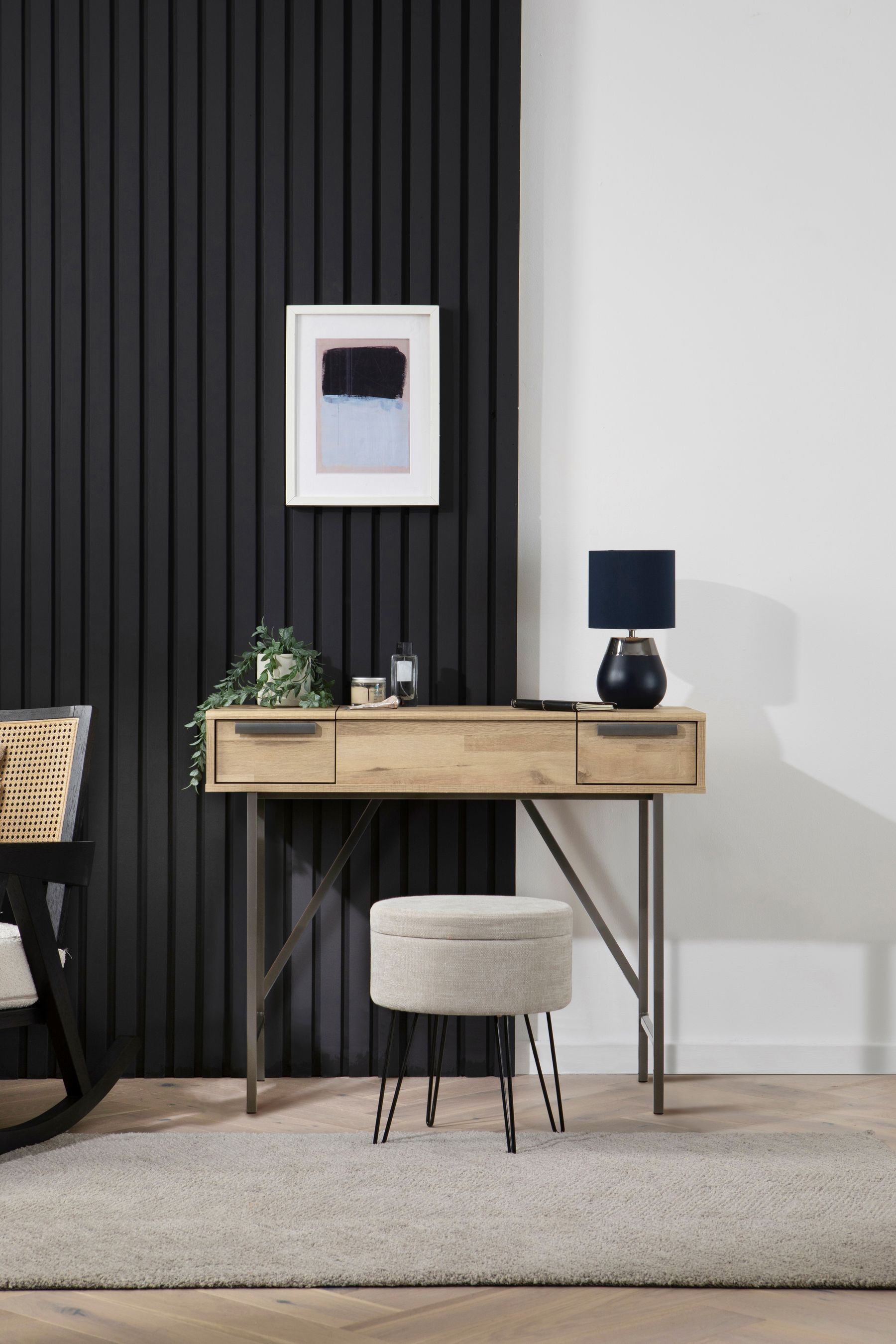Buy Light Bronx Oak Effect Console Dressing Table from Next Ireland