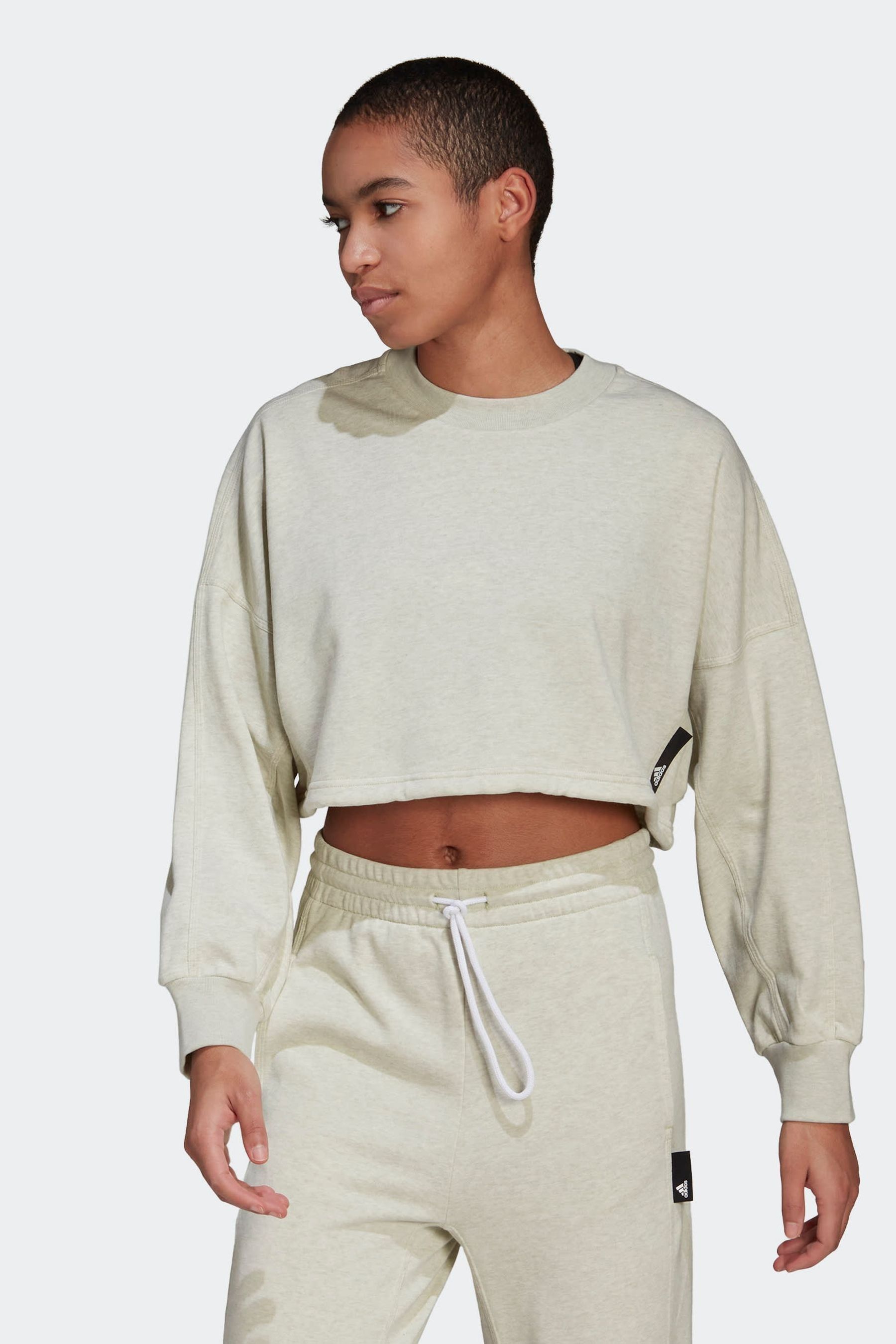 Buy adidas Green adidas Sportswear Studio Lounge Summer Crew Sweatshirt from the Next UK online shop