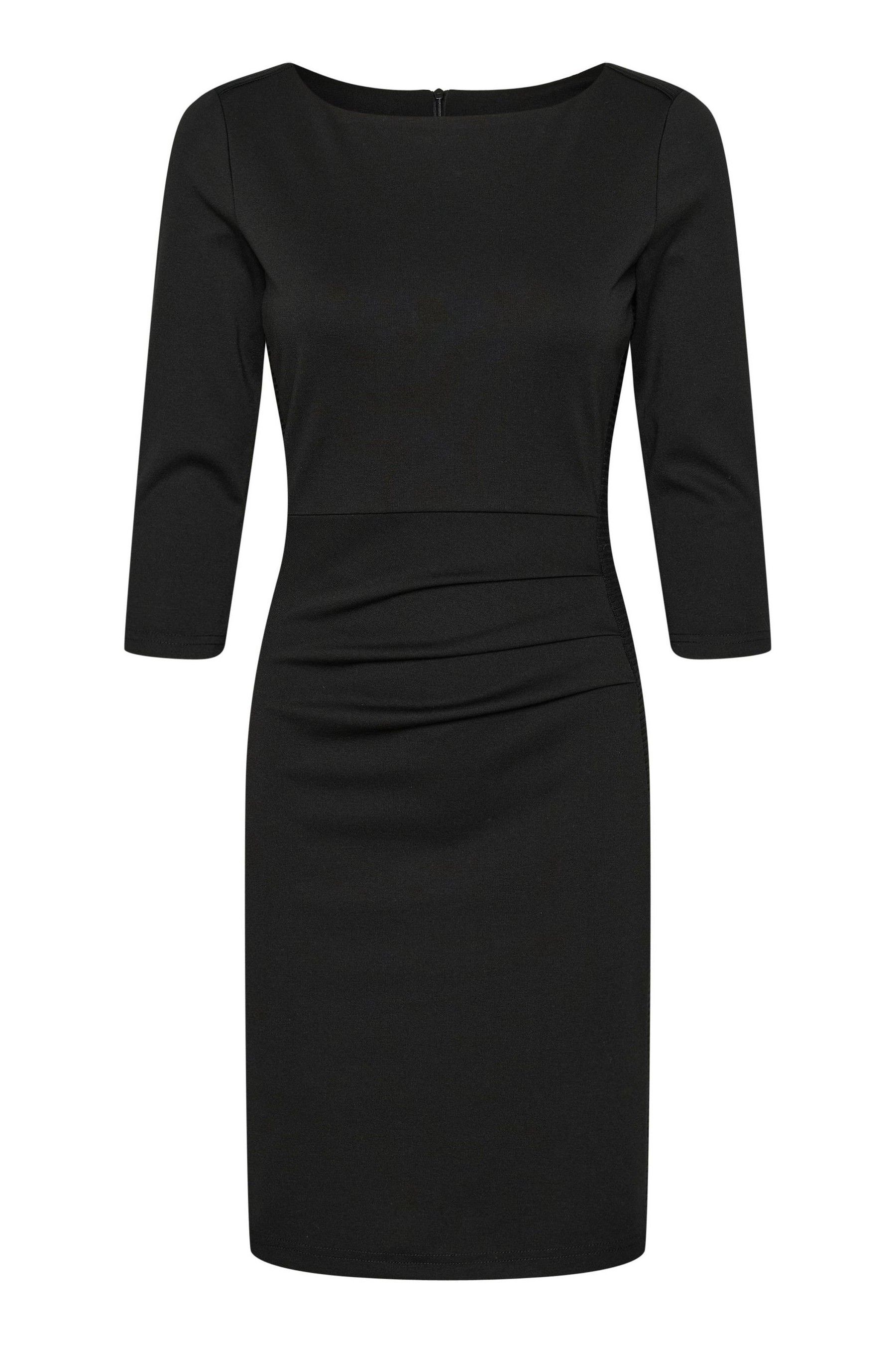 Buy Kaffe Womens Black Kasara 3/4 Sleeve Slim Fit Dress from the Next ...