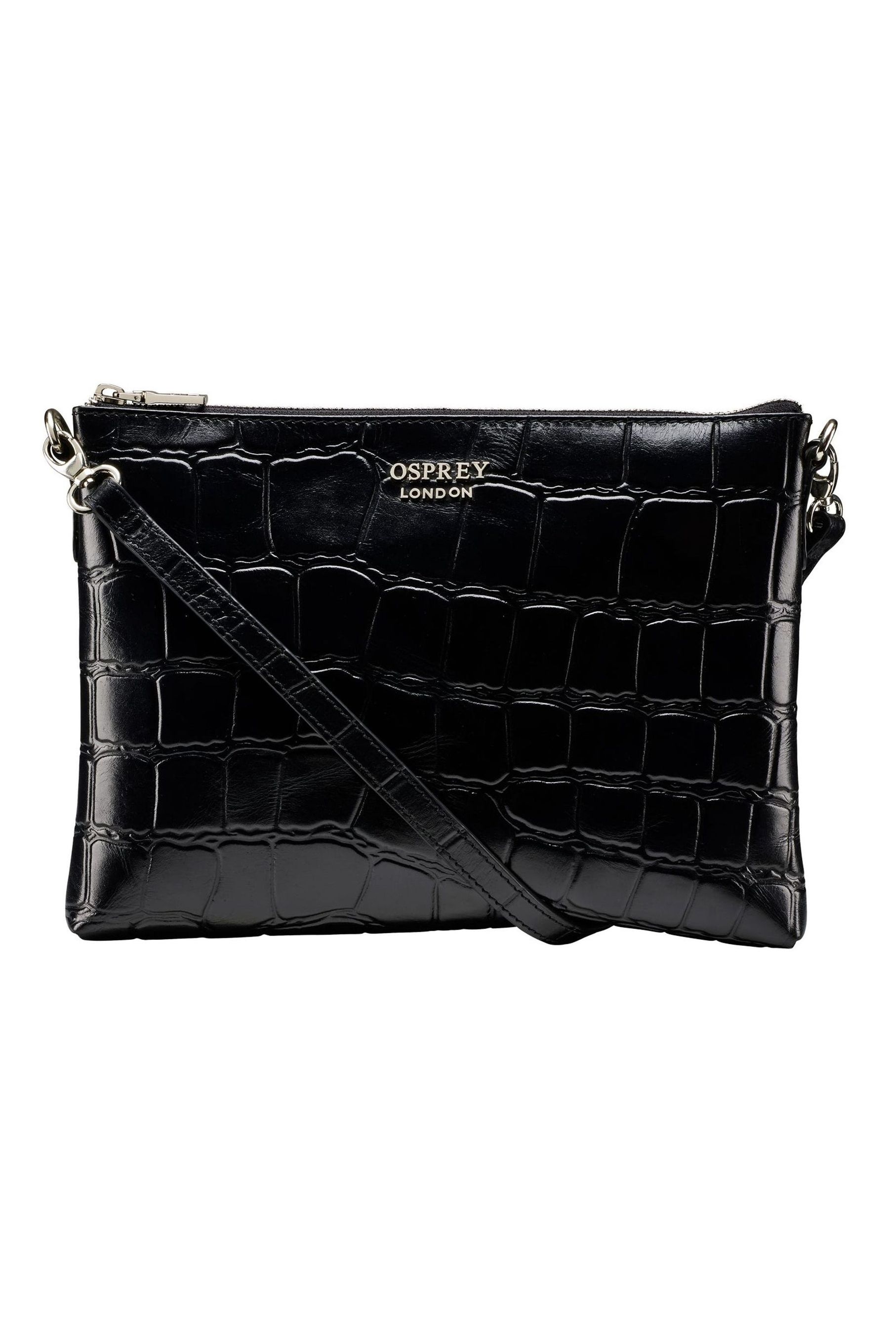 Buy OSPREY LONDON Lara Leather Cross-Body & Clutch Bag from the Next UK ...