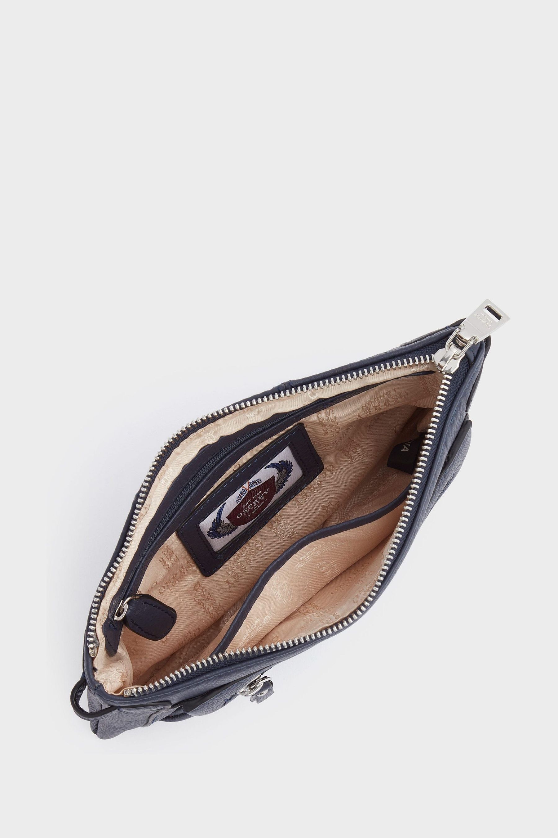 Buy Osprey London Ruby Leather CrossBody Clutch Bag from Next USA