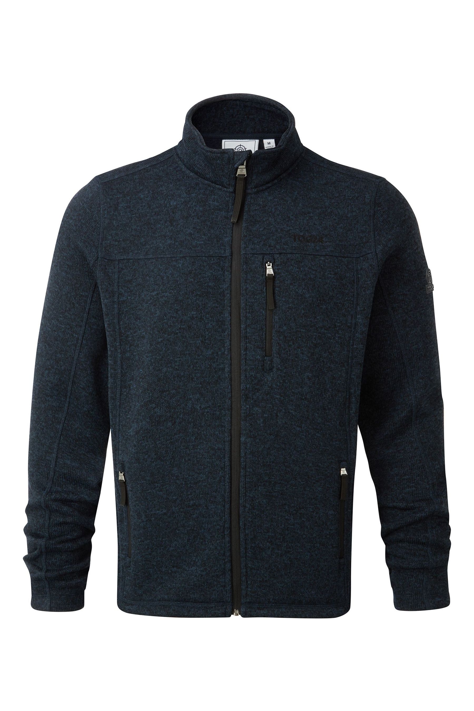 Buy Tog 24 Blue Sedman Knitlook Fleece Jacket from the Next UK online shop