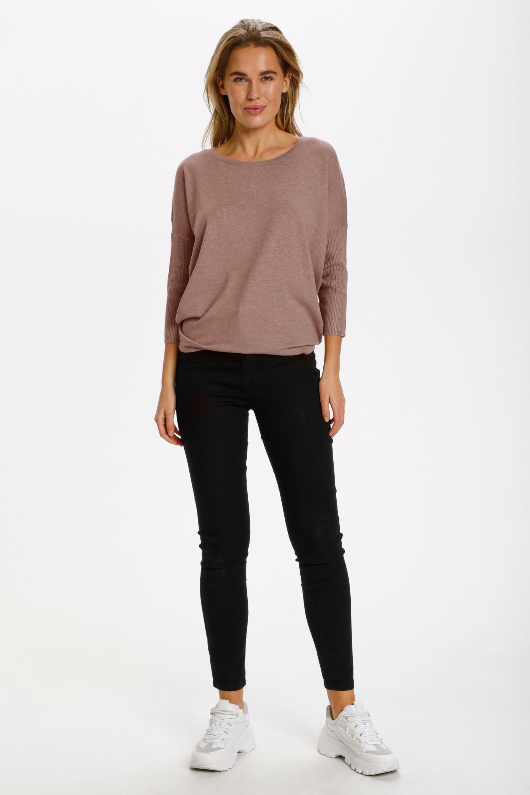 Buy Saint Tropez Natural Milasz R-Neck Pullover from the Next UK online ...