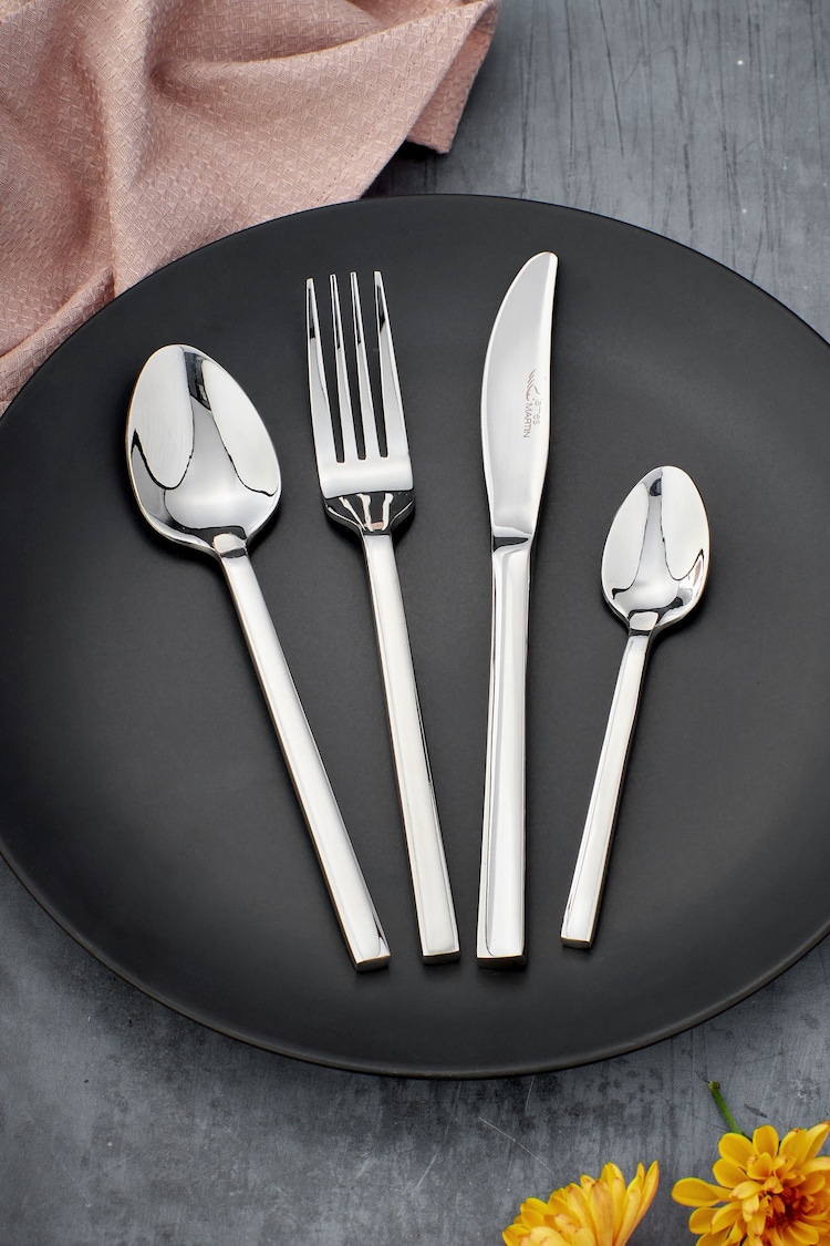 Stellar James Martin 32 Piece Silver Cutlery Set - Image 1 of 1