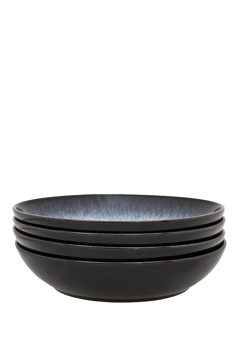 Denby Set of 4 Black Halo Pasta Bowls - Image 1 of 1