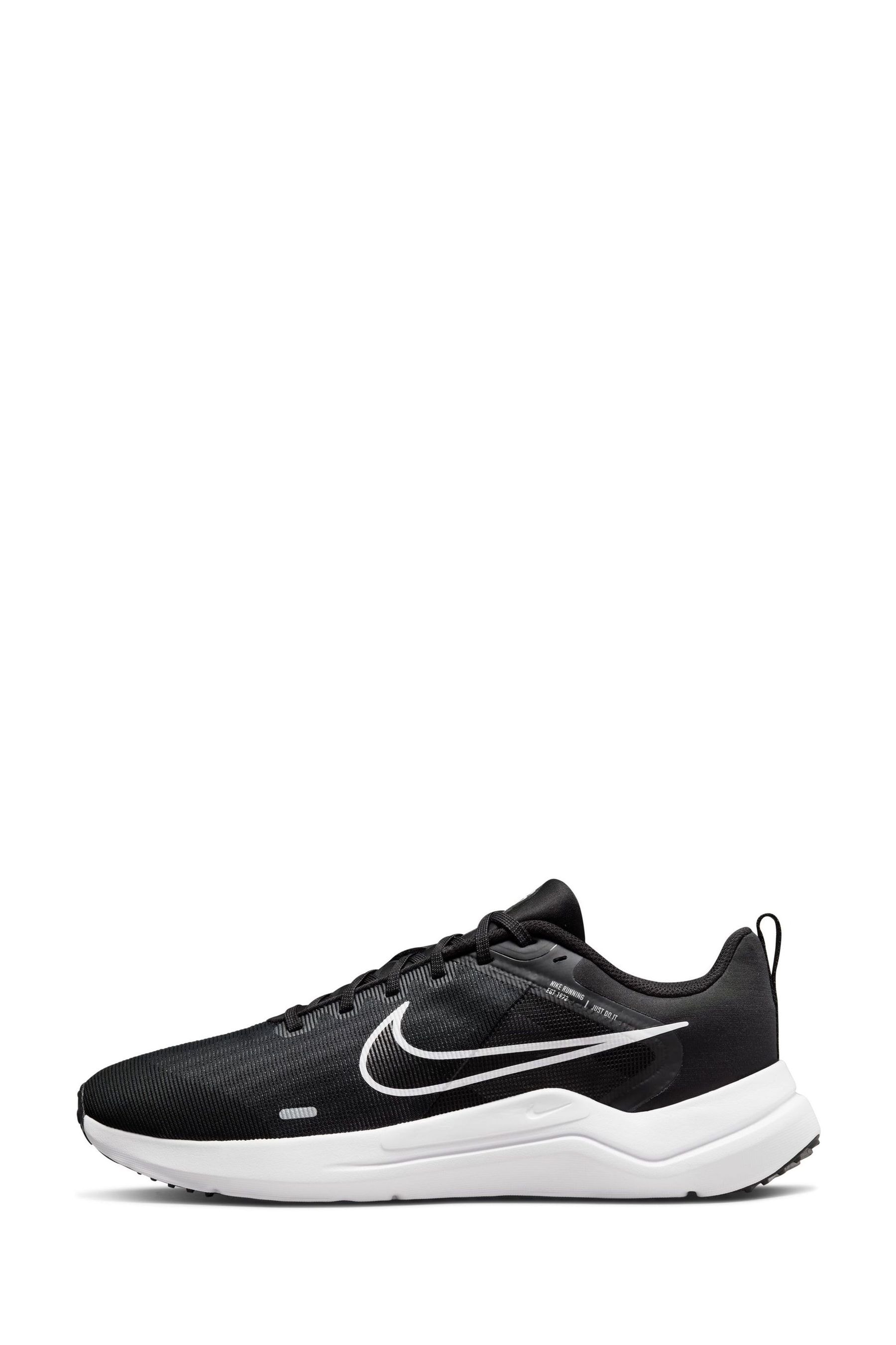Buy Nike Black/Grey Downshifter 12 Running Trainers from the Next UK ...