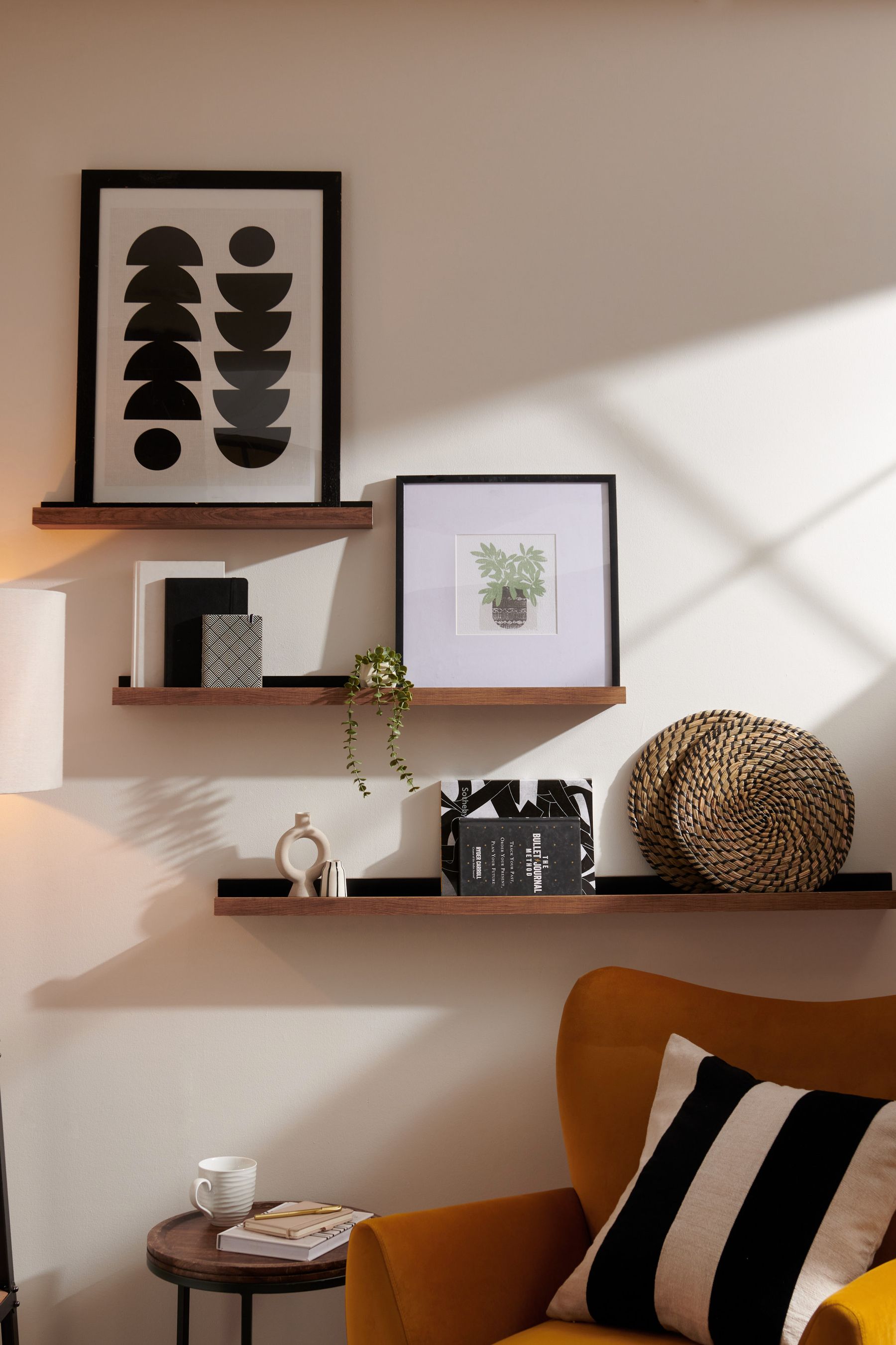 Buy Black Bronx Picture Ledge Shelves from the Next UK online shop