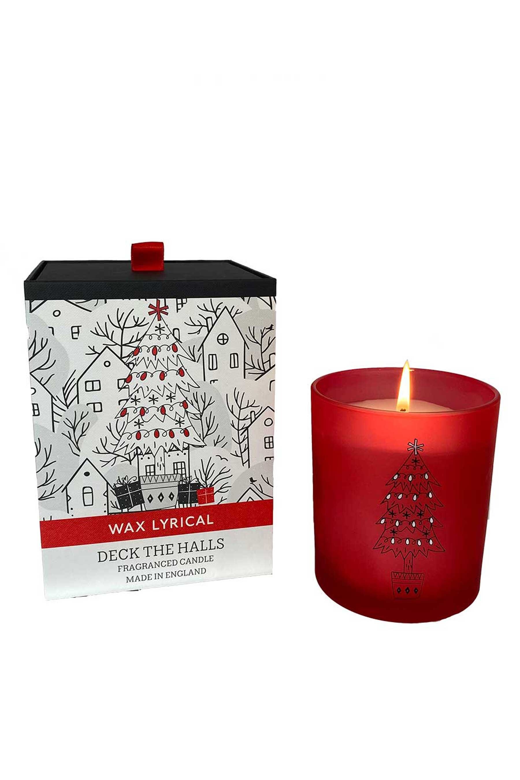 Buy Wax Lyrical Red Deck The Halls Large Scented Candle from the Next