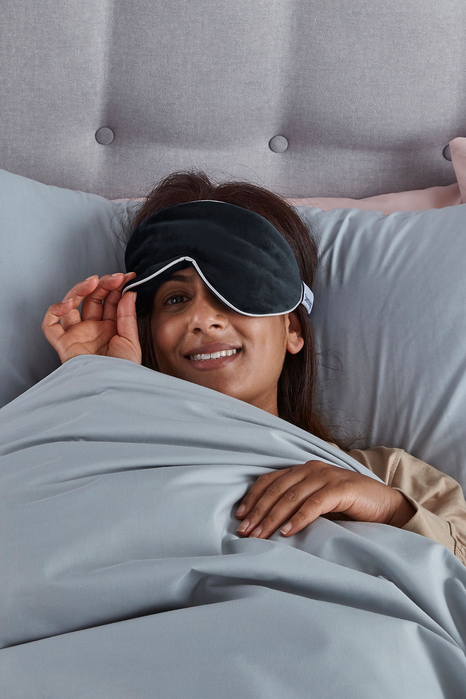 Buy Silentnight Grey Wellbeing Weighted Eye Mask from the Next UK