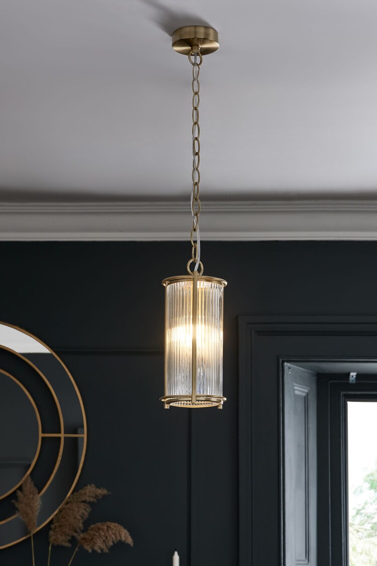 Brass Hertford Pendant Ceiling Light - Image 1 of 1