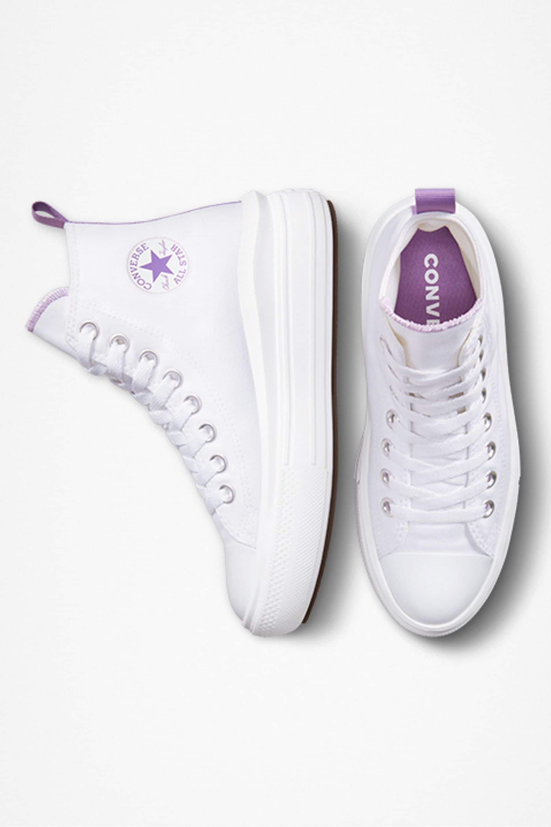 Buy Converse White Move High Top Youth Trainers from the Next UK online