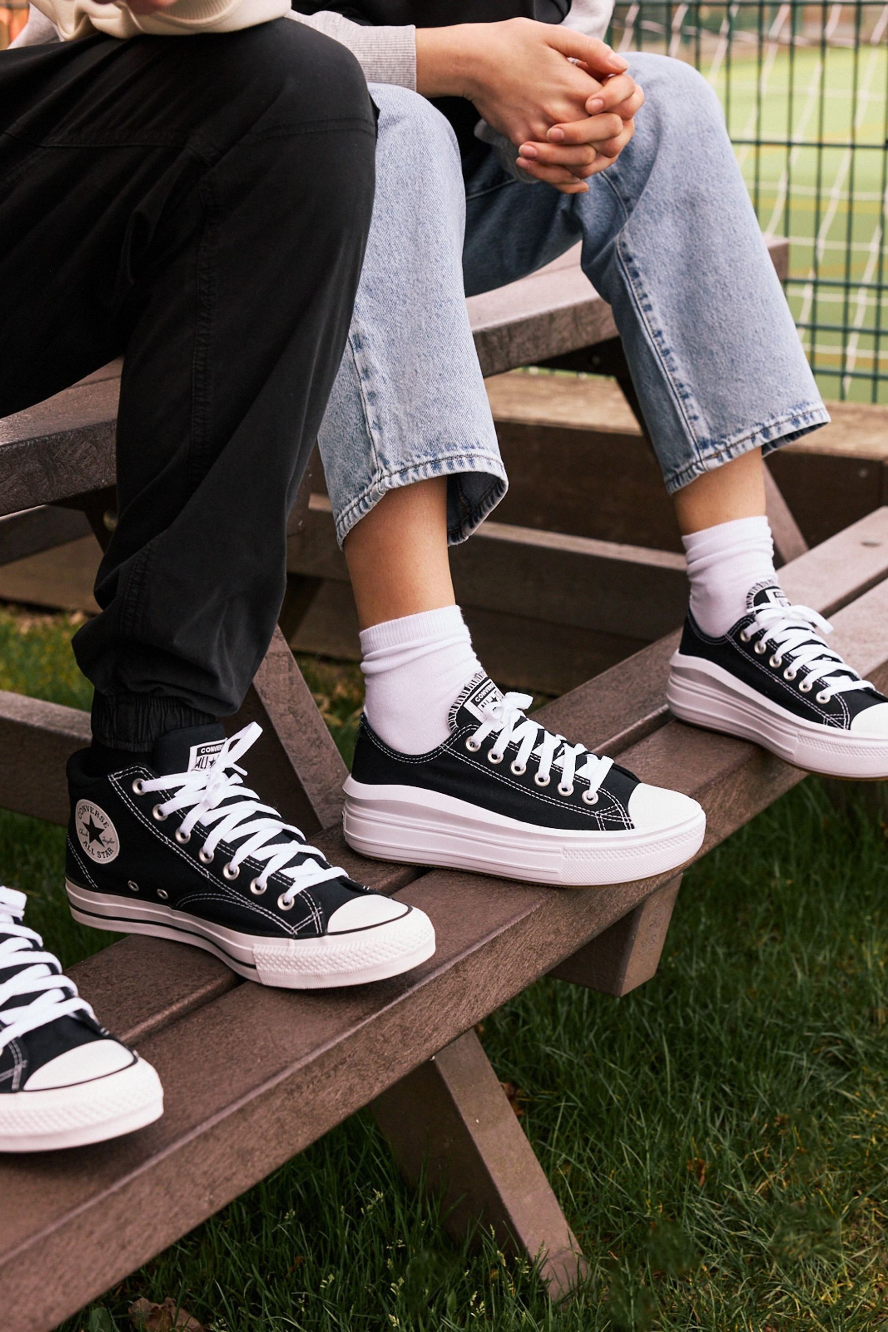 Buy Converse Black Chuck Malden Street Trainers from the Next UK online ...
