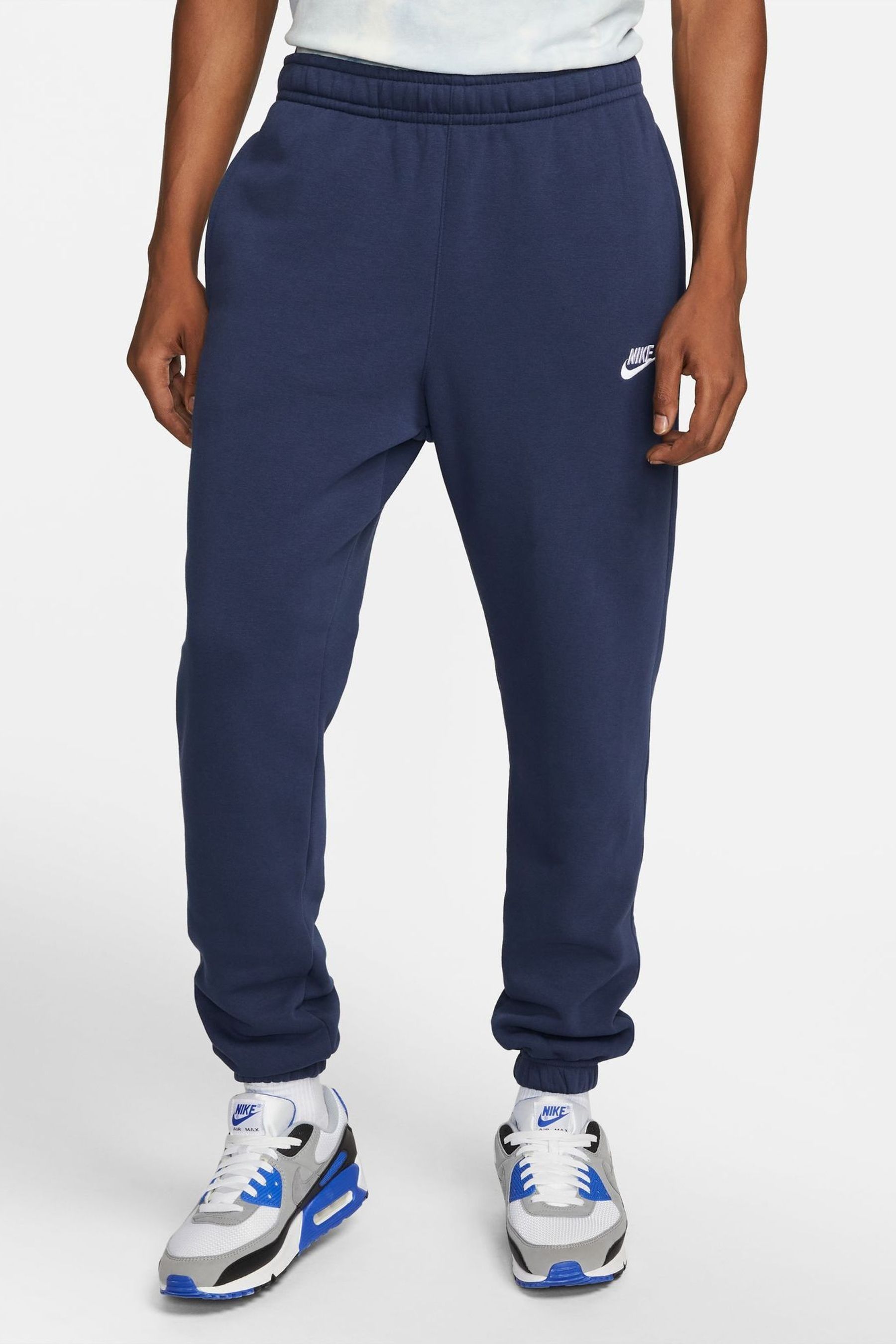 Buy Nike Navy Club Cuffed Joggers from the Next UK online shop