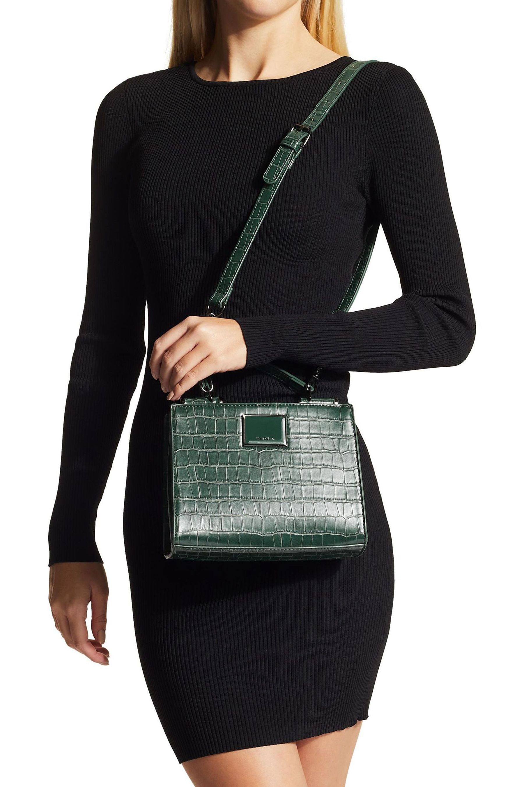 Buy Carvela Green Jessica Mini Tote Bag from the Next UK online shop