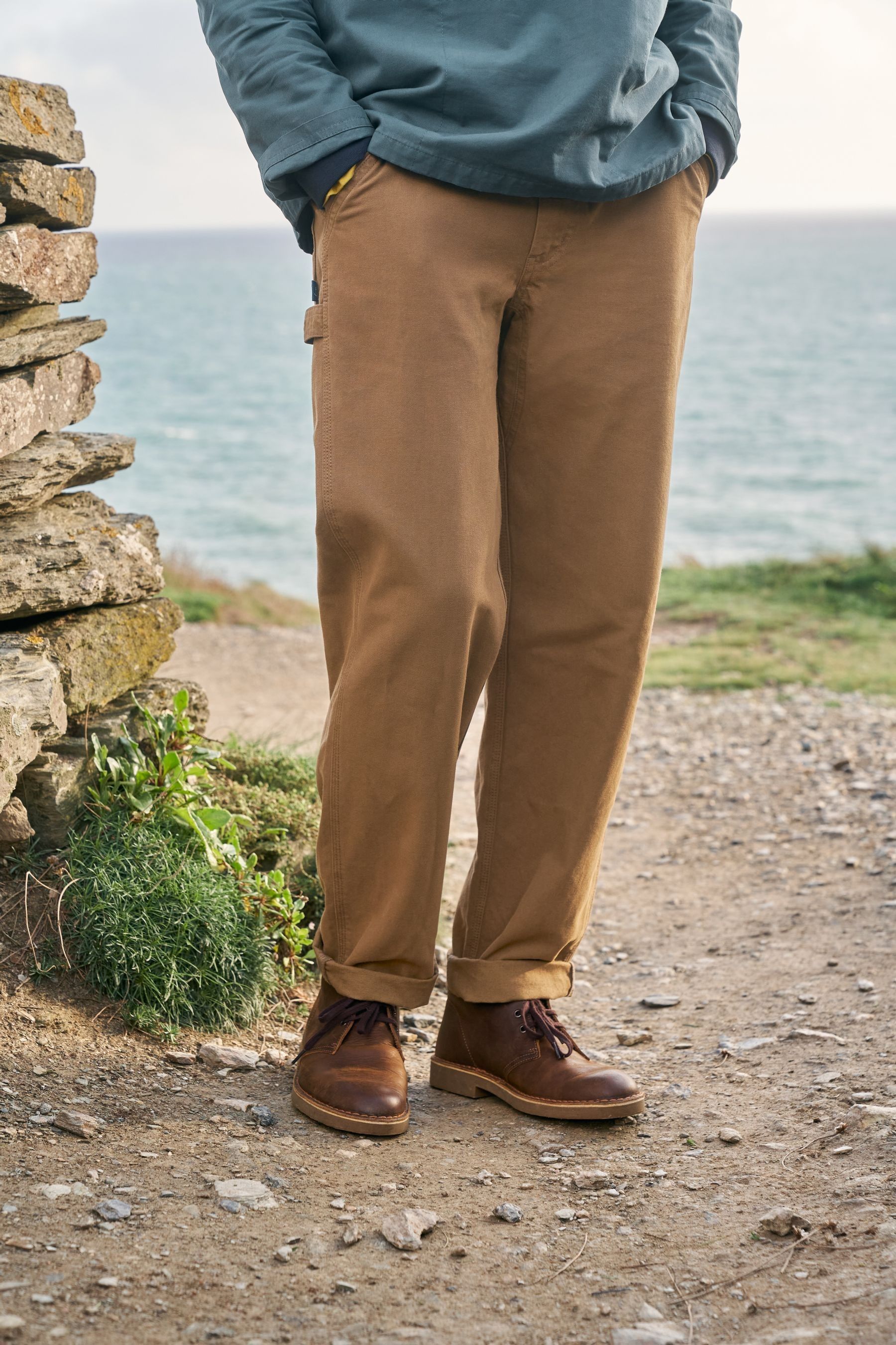 Buy Seasalt Cornwall Brown Leadsman Utility Trousers from Next Ireland