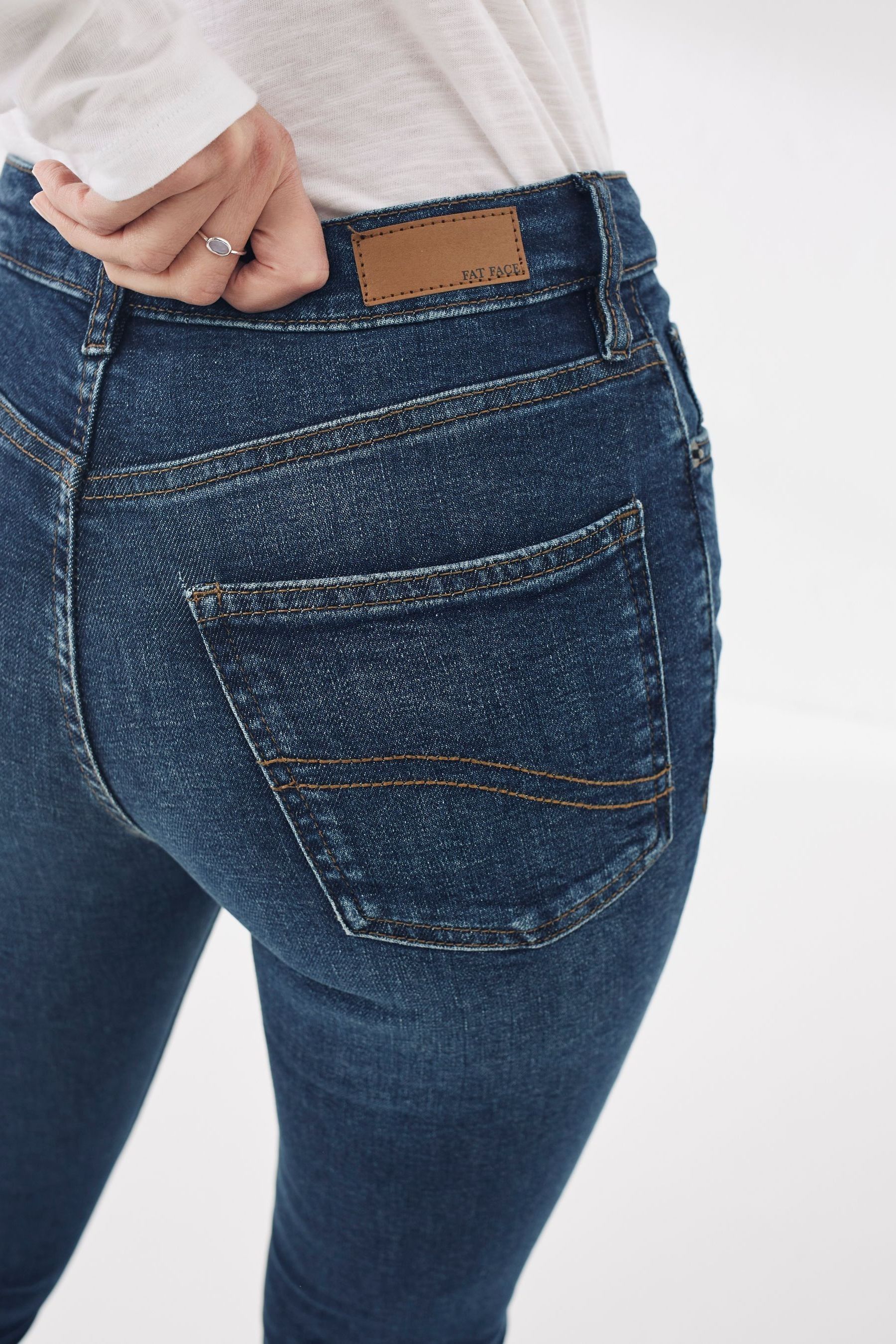 Buy FatFace Blue Sway Slim Jeans from the Next UK online shop