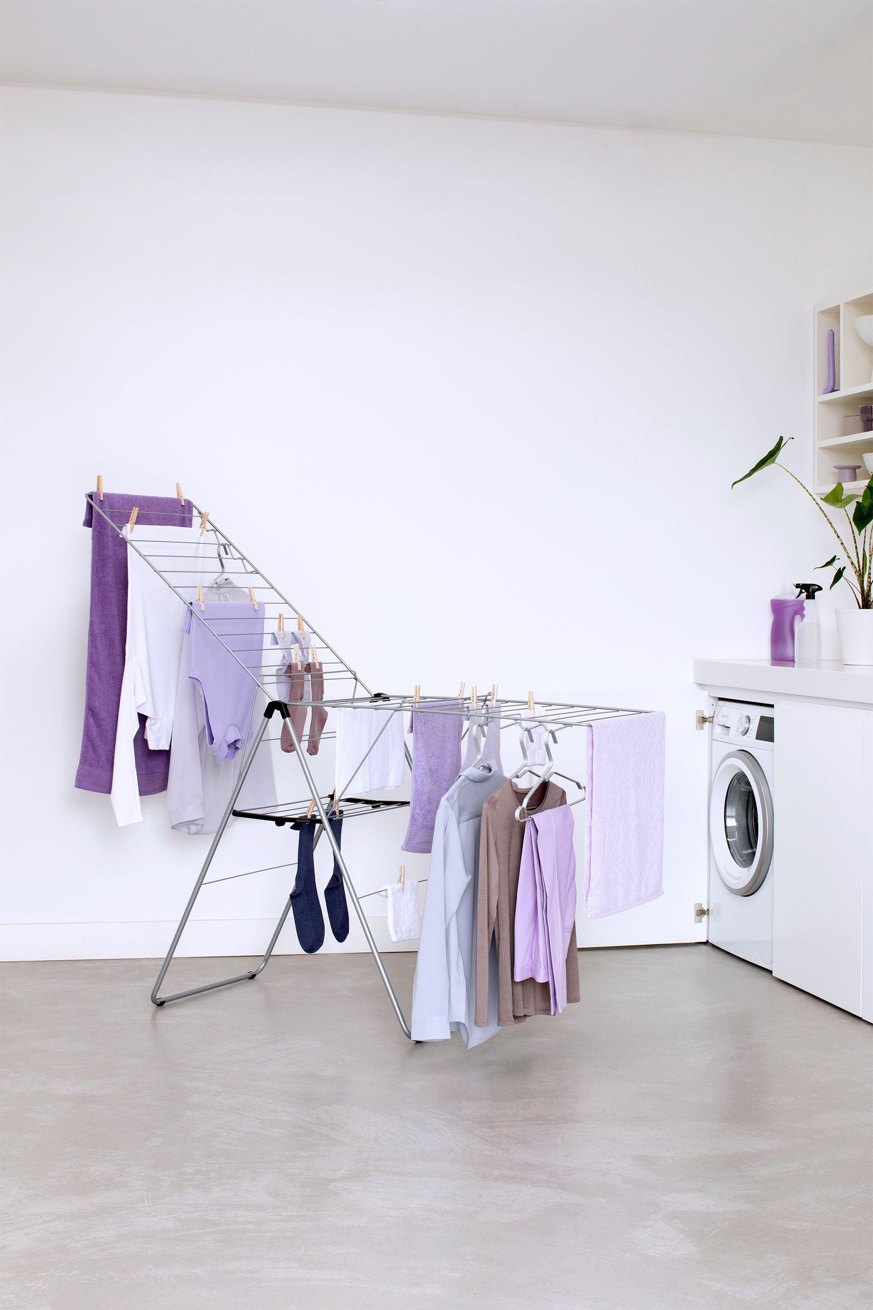 Buy Brabantia Metallic Grey HangOn Drying Rack 15m from the Next UK