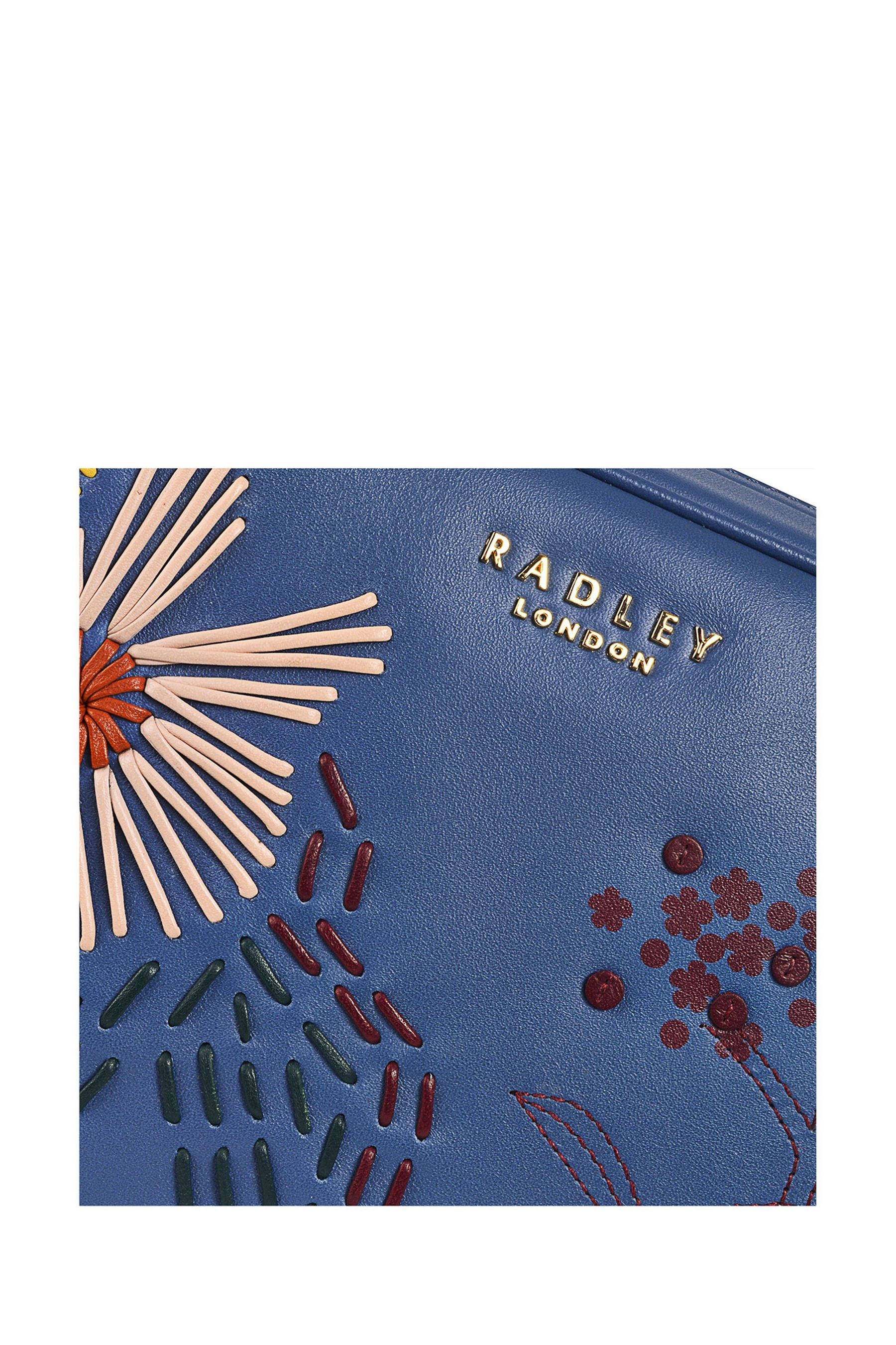 Buy Radley London Blue Manor Grove Floral CrossBody Bag from the Next