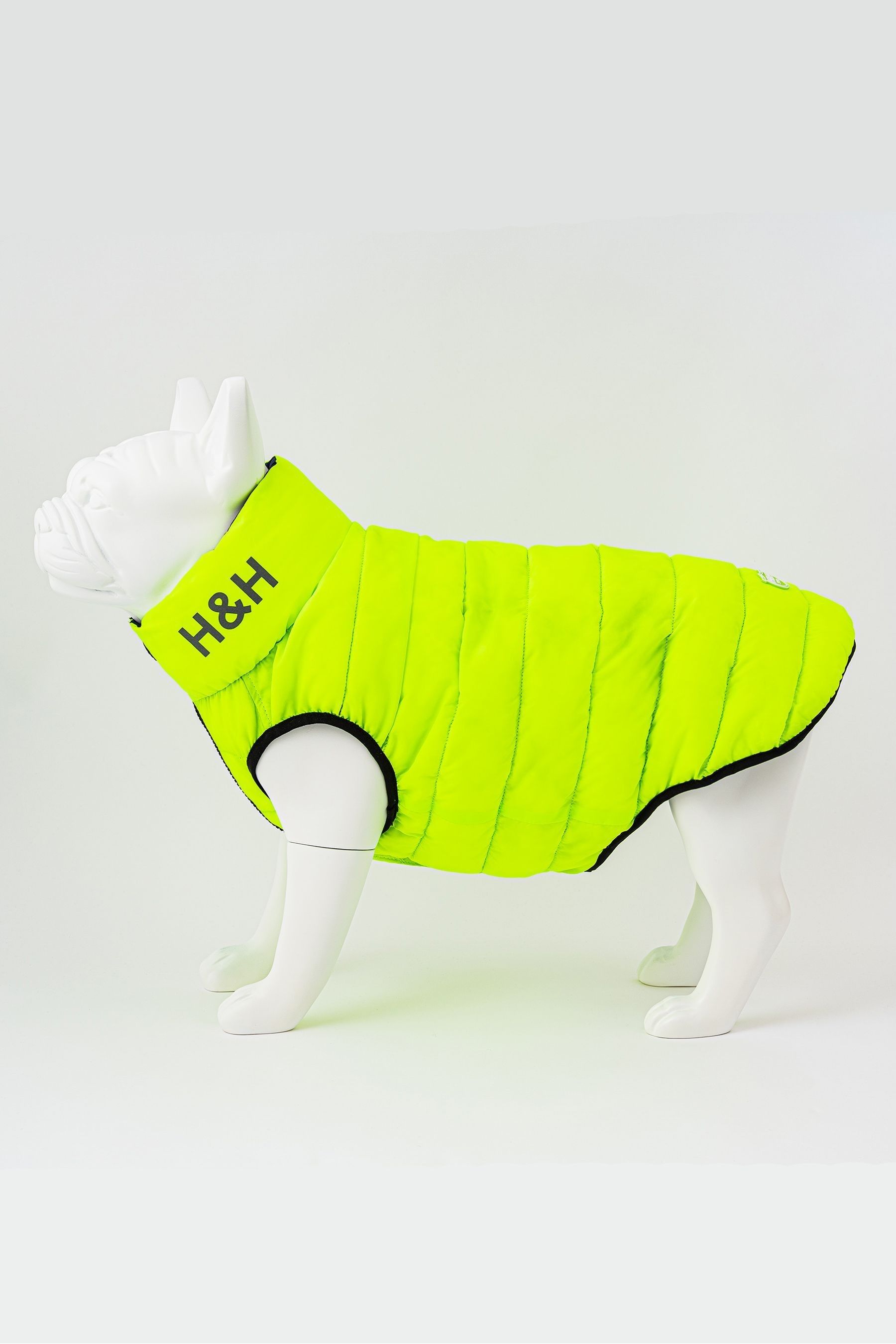 Buy Hugo & Hudson Green and Navy Reversible Dog Puffer Jacket from the Next UK online shop
