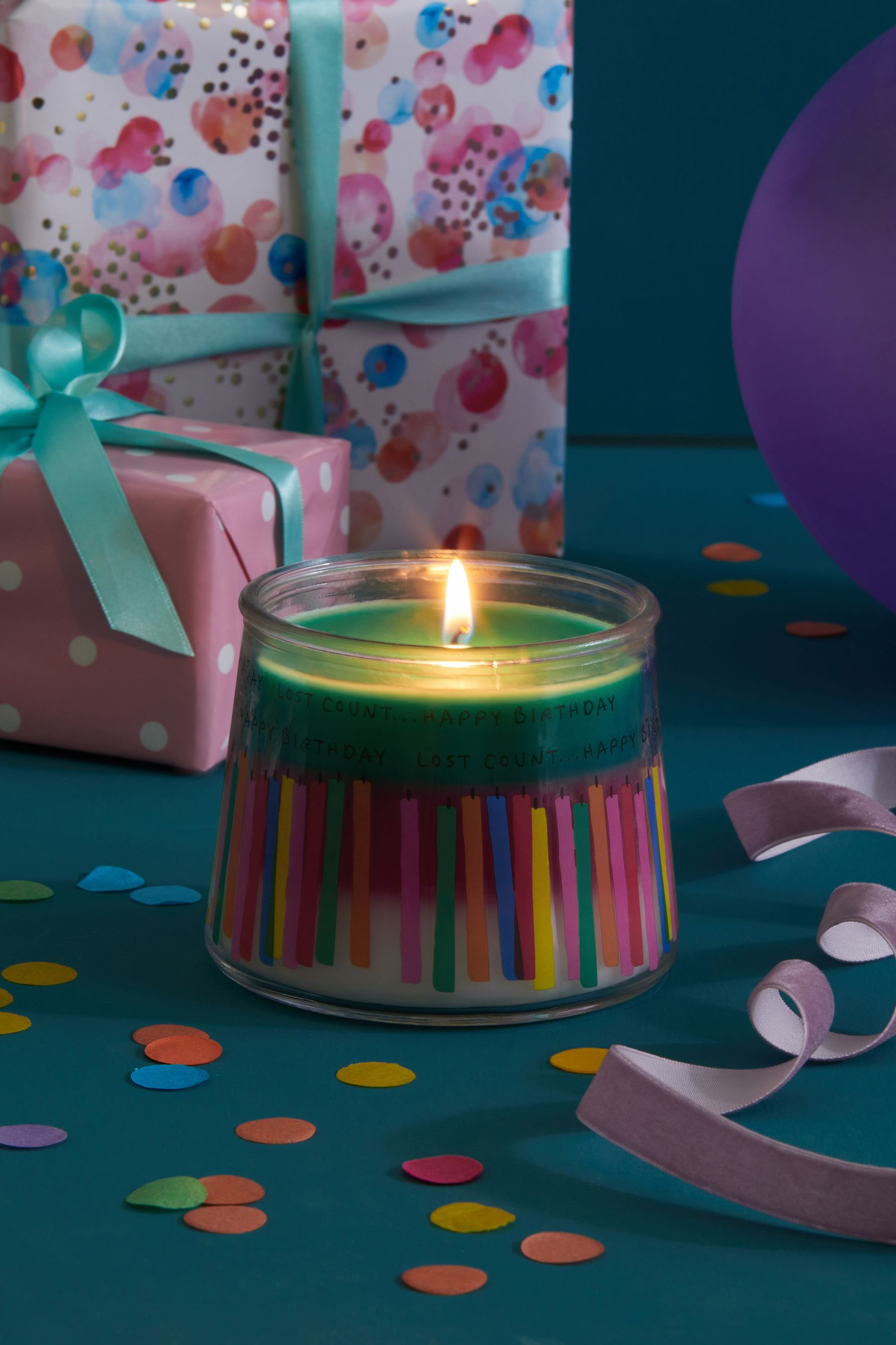 Buy White Jasmine Scented Happy Birthday Candle from Next Ireland