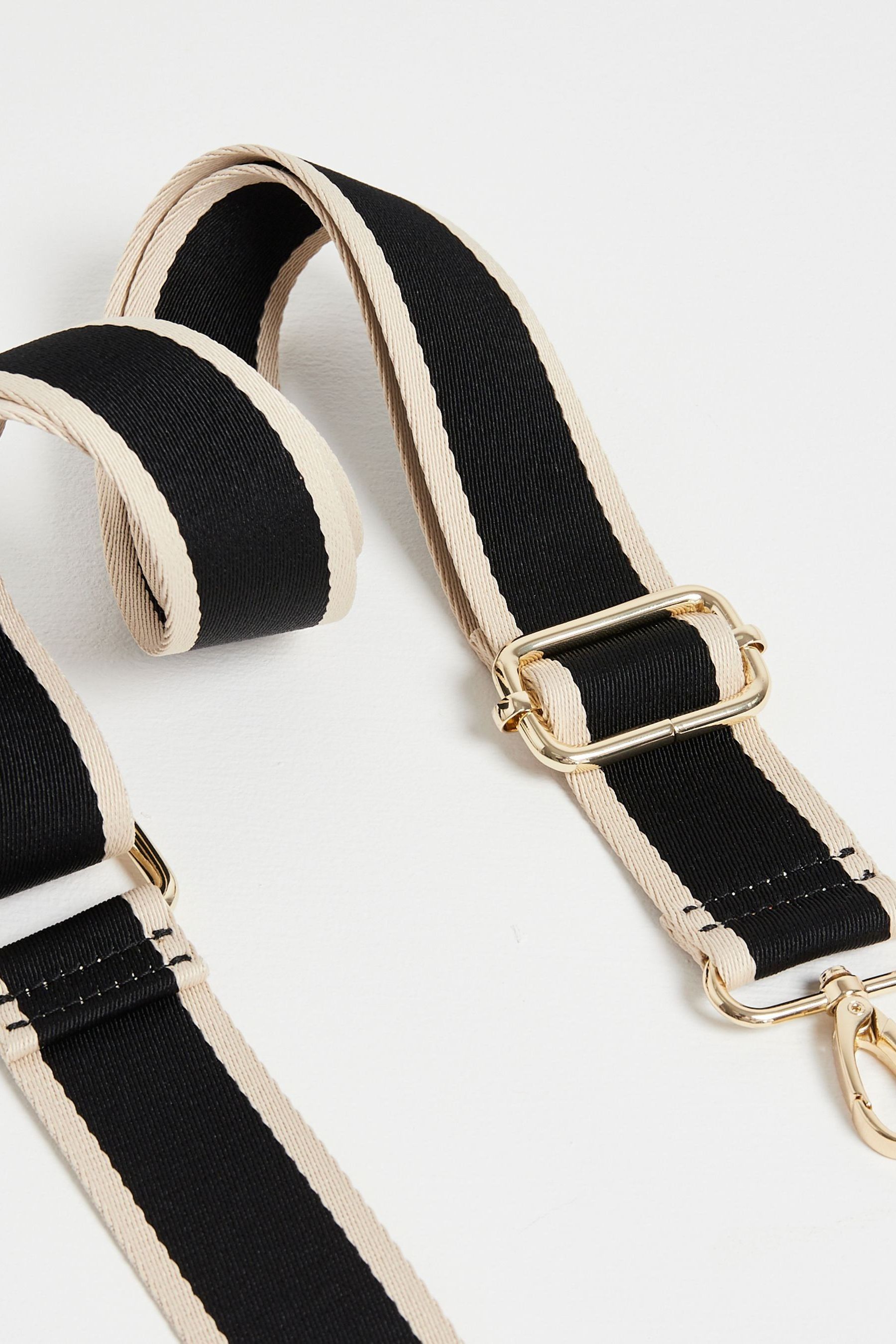 Buy Oliver Bonas Natural Woven Stripe Monochrome Replacement Bag Strap