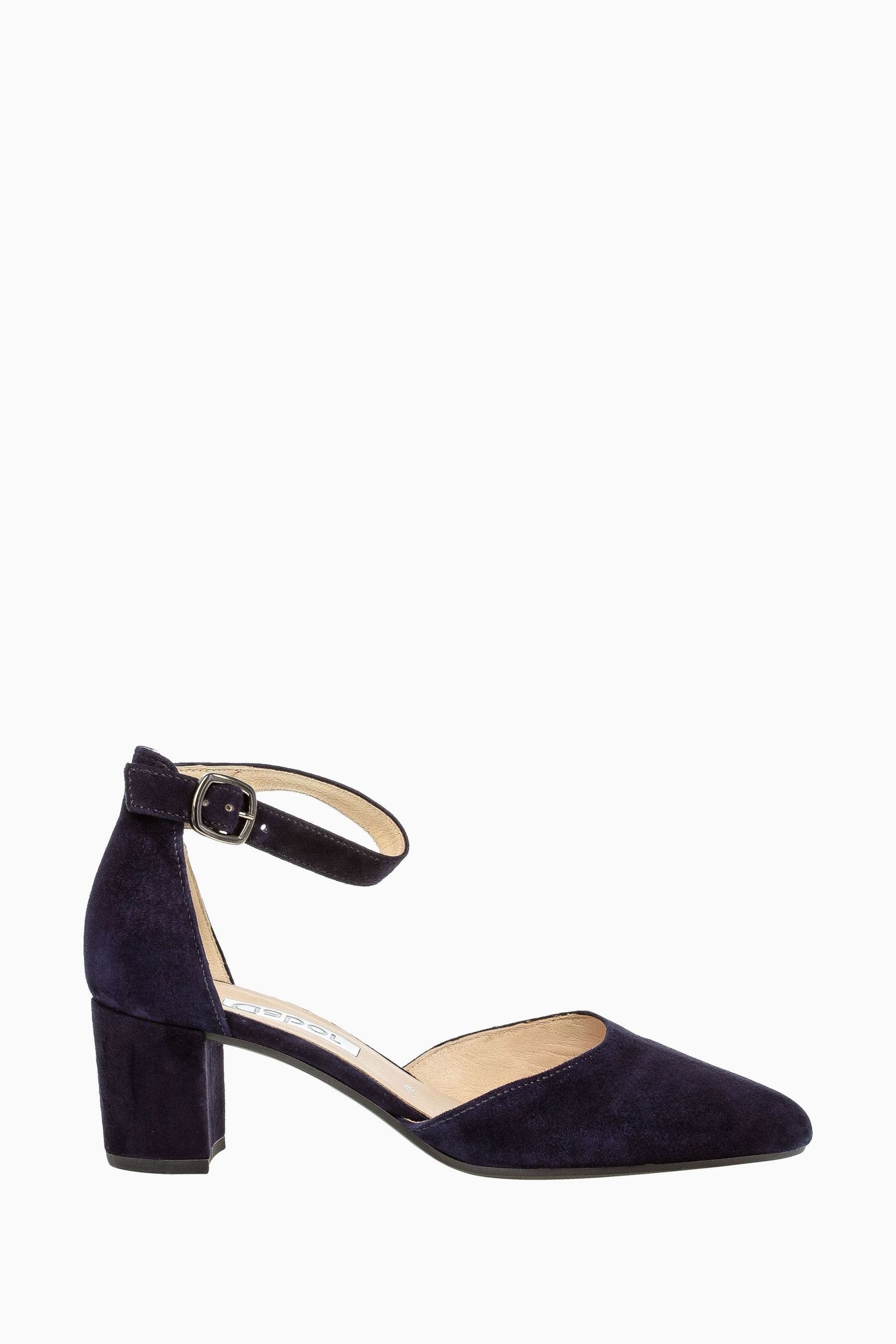 Buy Gabor Blue Gala Atlantic Suede Open Court Shoes from the Next UK ...
