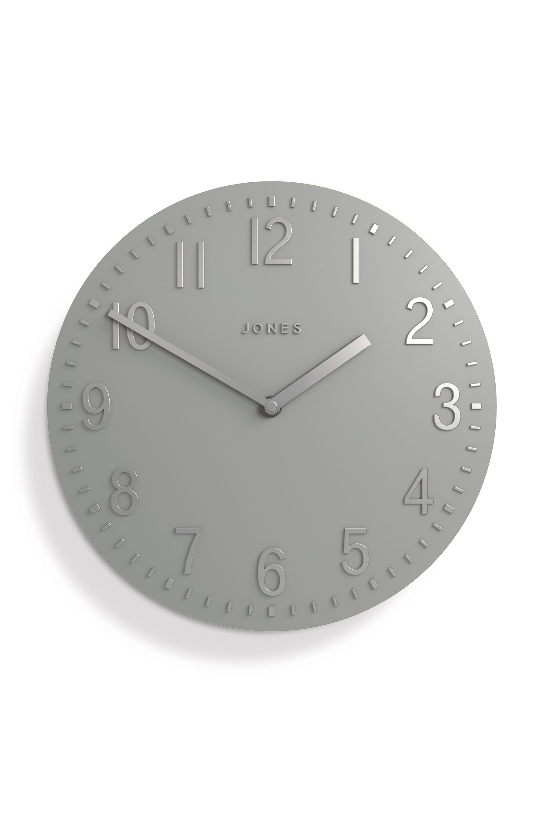 Buy Jones Clocks Grey Grey Chilli Convex Wall Clock from the Next UK