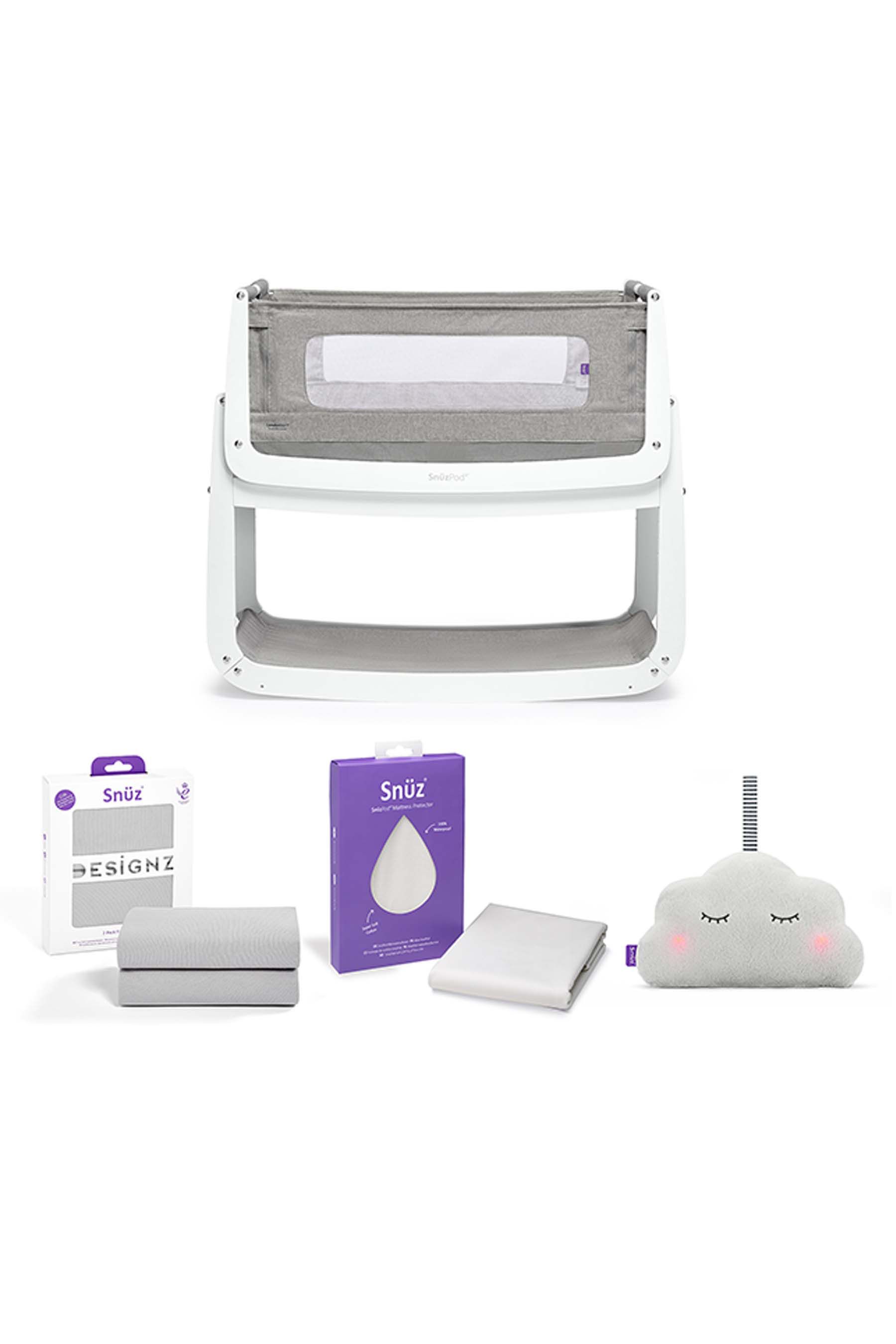 Buy Snuz White SnuzPod4 Bedside Crib 4 Piece Bundle from the Next UK