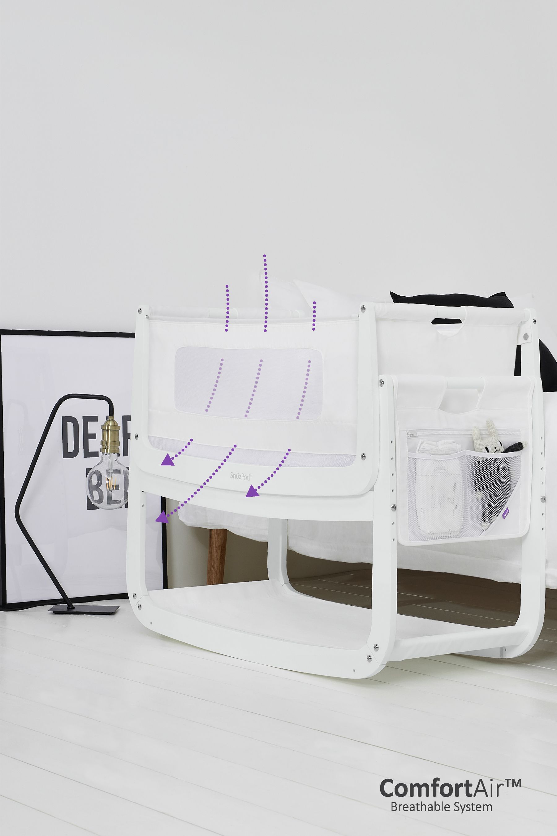 Buy Snuz White SnuzPod4 Bedside Crib 4 Piece Bundle from the Next UK