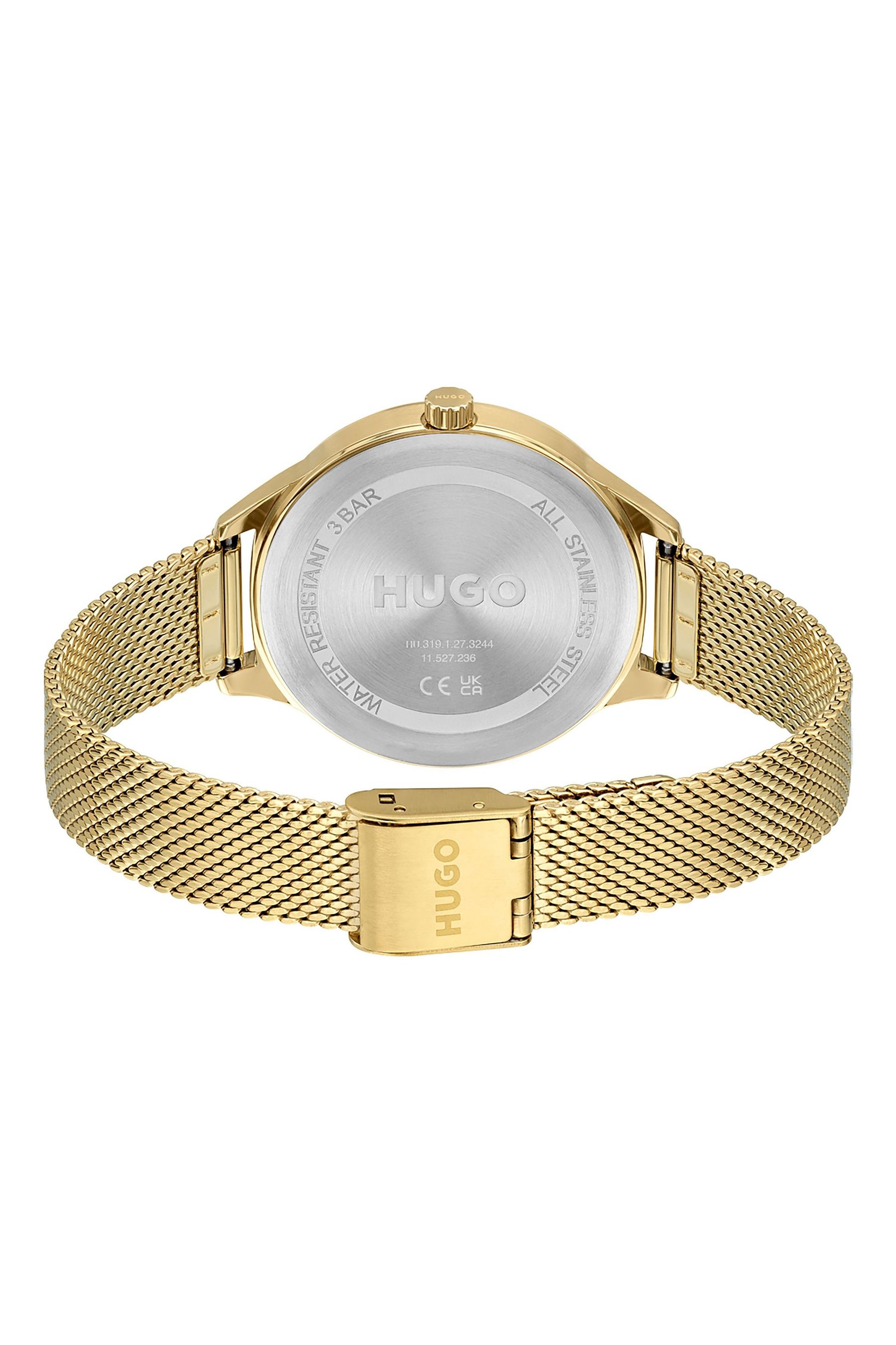 Buy HUGO Womens Gold Tone Hugo Flash Watch from the Next UK online shop