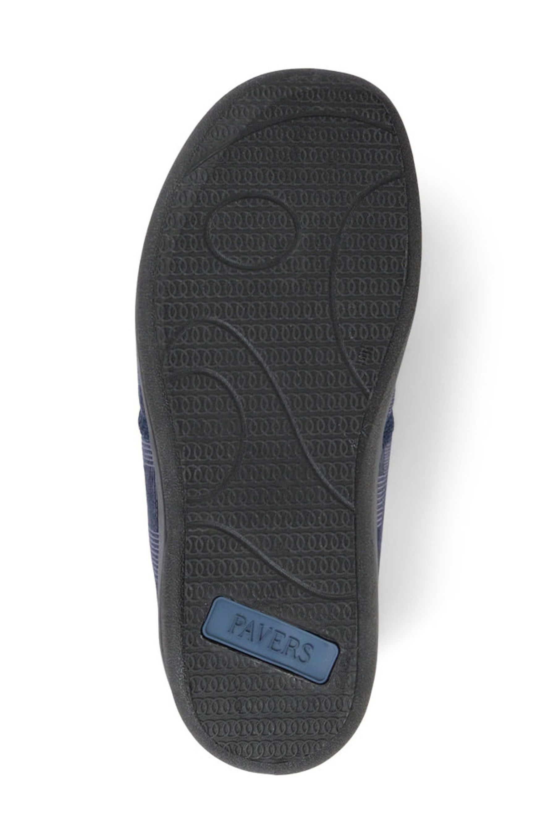 Buy Pavers Mens Navy Blue Permalose Full Slippers with Memory Foam from