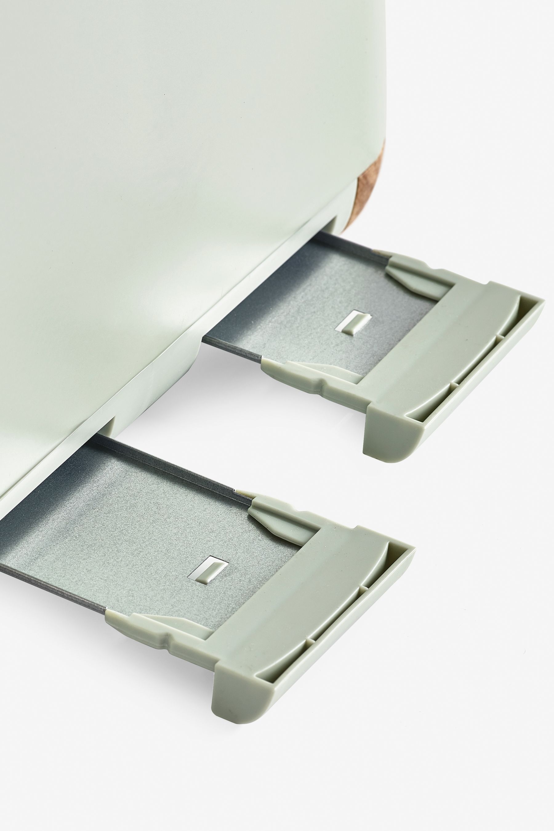 Buy Sage Green Bronx Wood Effect 4 Slice Toaster from the Next UK online shop