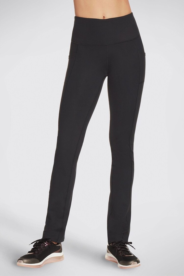 Negro - Pantalones de chándal de tiro alto GO WALK Joy de Skechers - Imagen 1 de 1