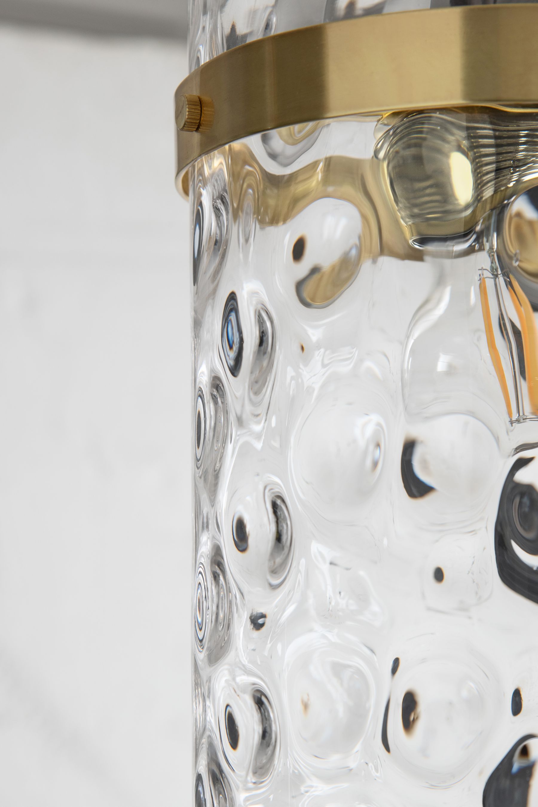 Buy Clear Dimple Glass Easy Fit Lamp Shade from Next Ireland