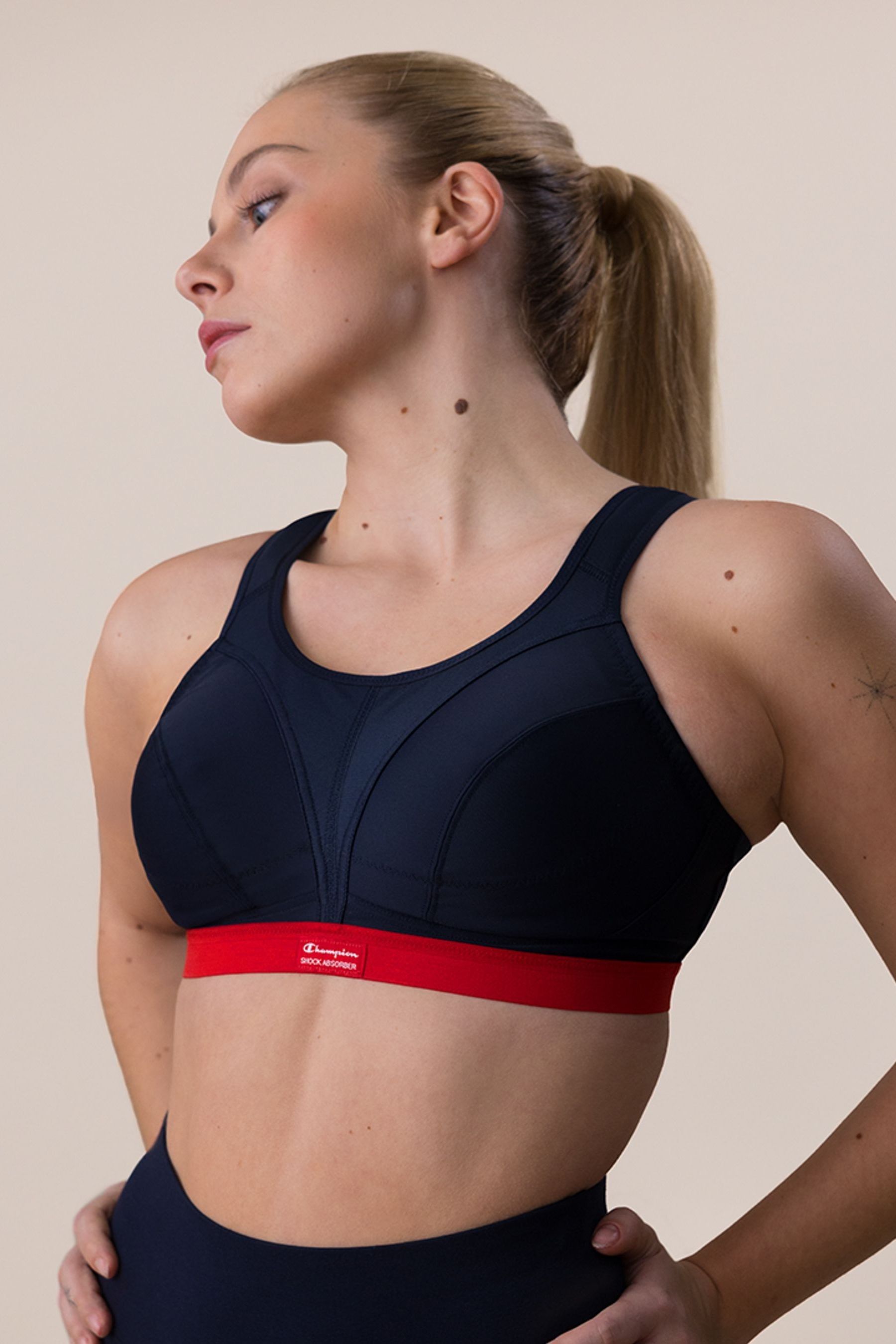 Buy Shock Absorber Navy Active Sports Bra from the Next UK online shop