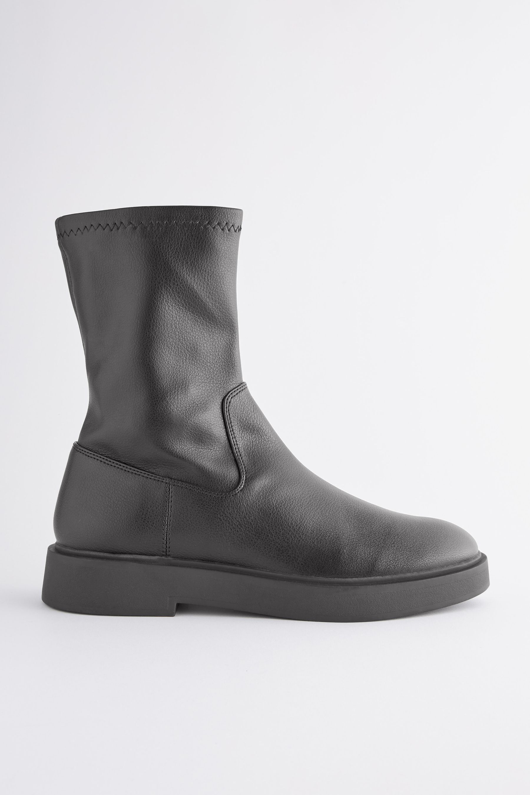 Buy Black Forever Comfort® Sock Chelsea Boots from the Next UK online shop