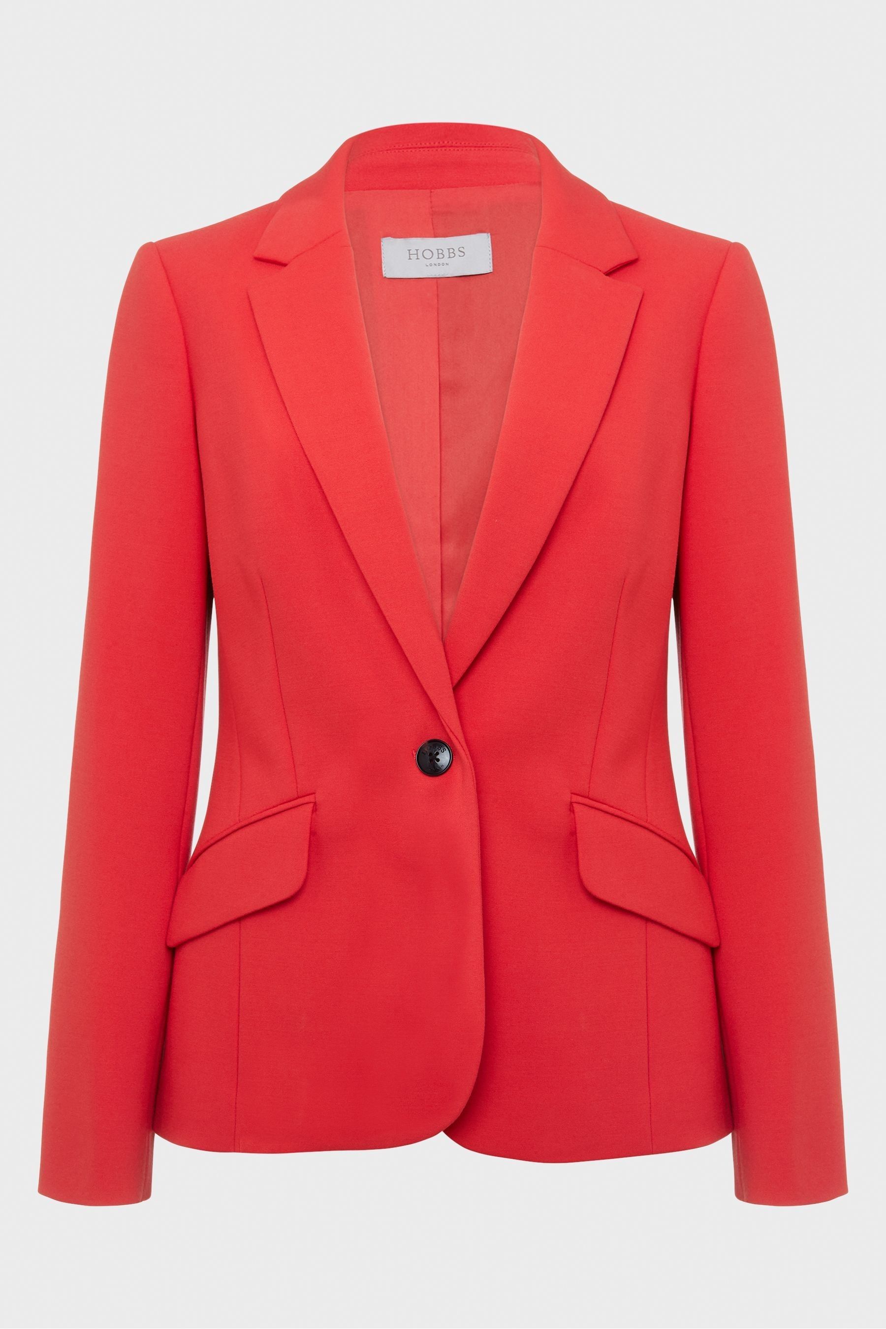 Buy Hobbs Petite Red Suki Jacket from the Next UK online shop