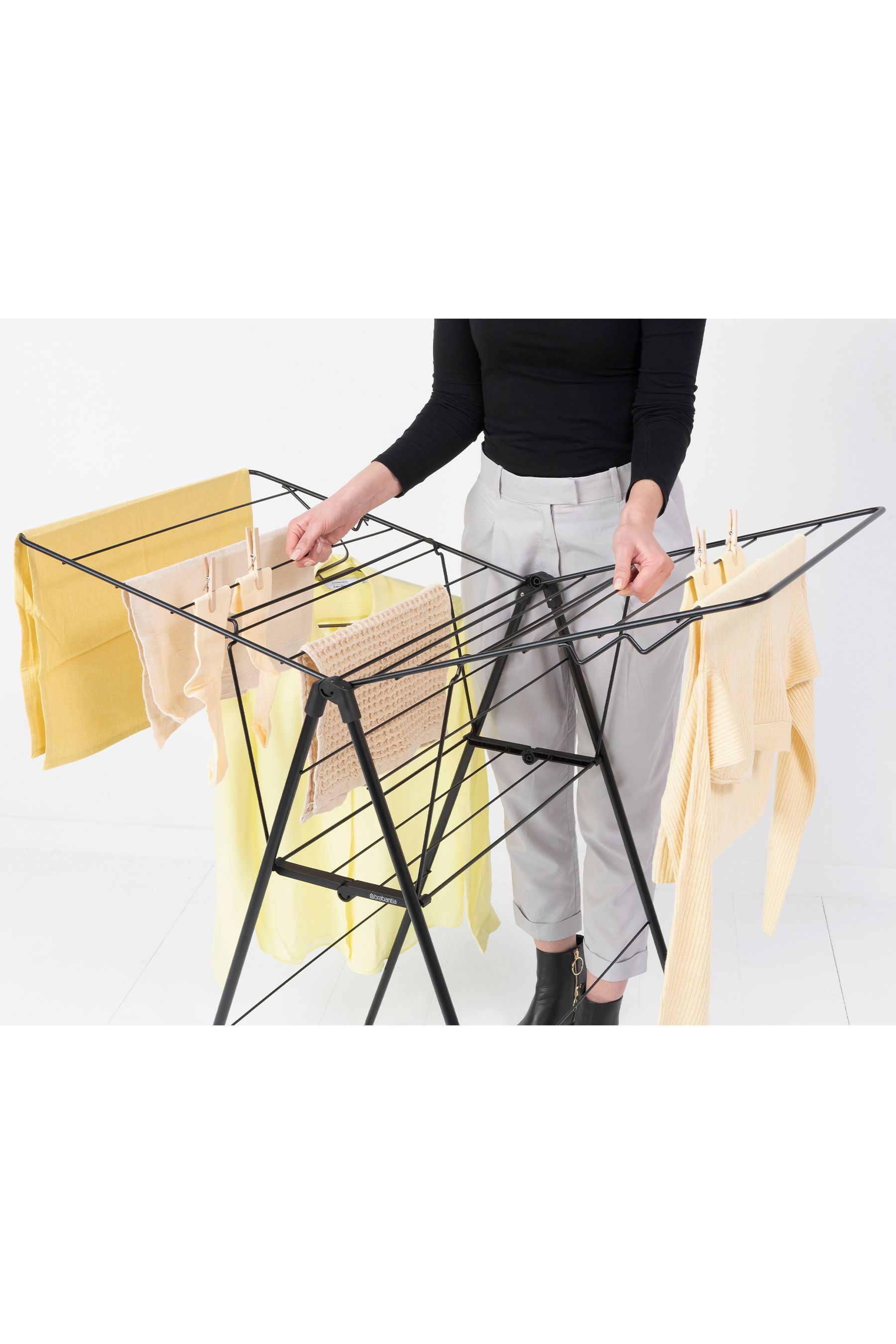 Buy Brabantia Black HangOn Drying Rack 15m from the Next UK online shop