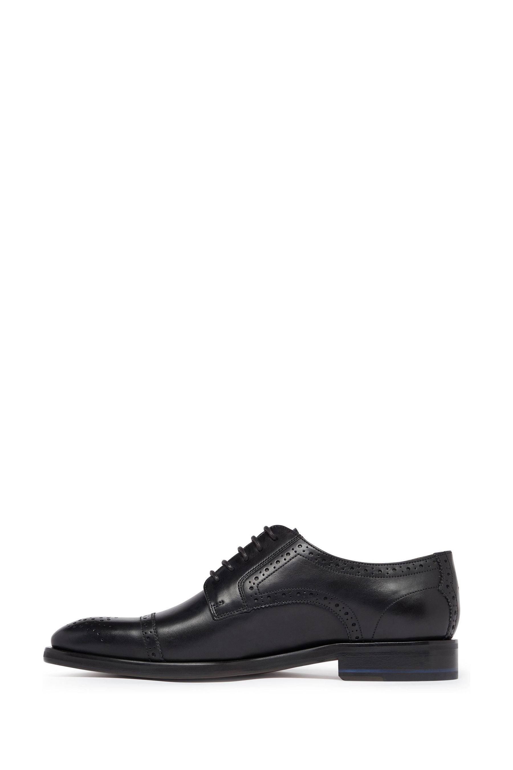 Buy Oliver Sweeney Black Bridgford Polished Leather Derby Brogues from ...