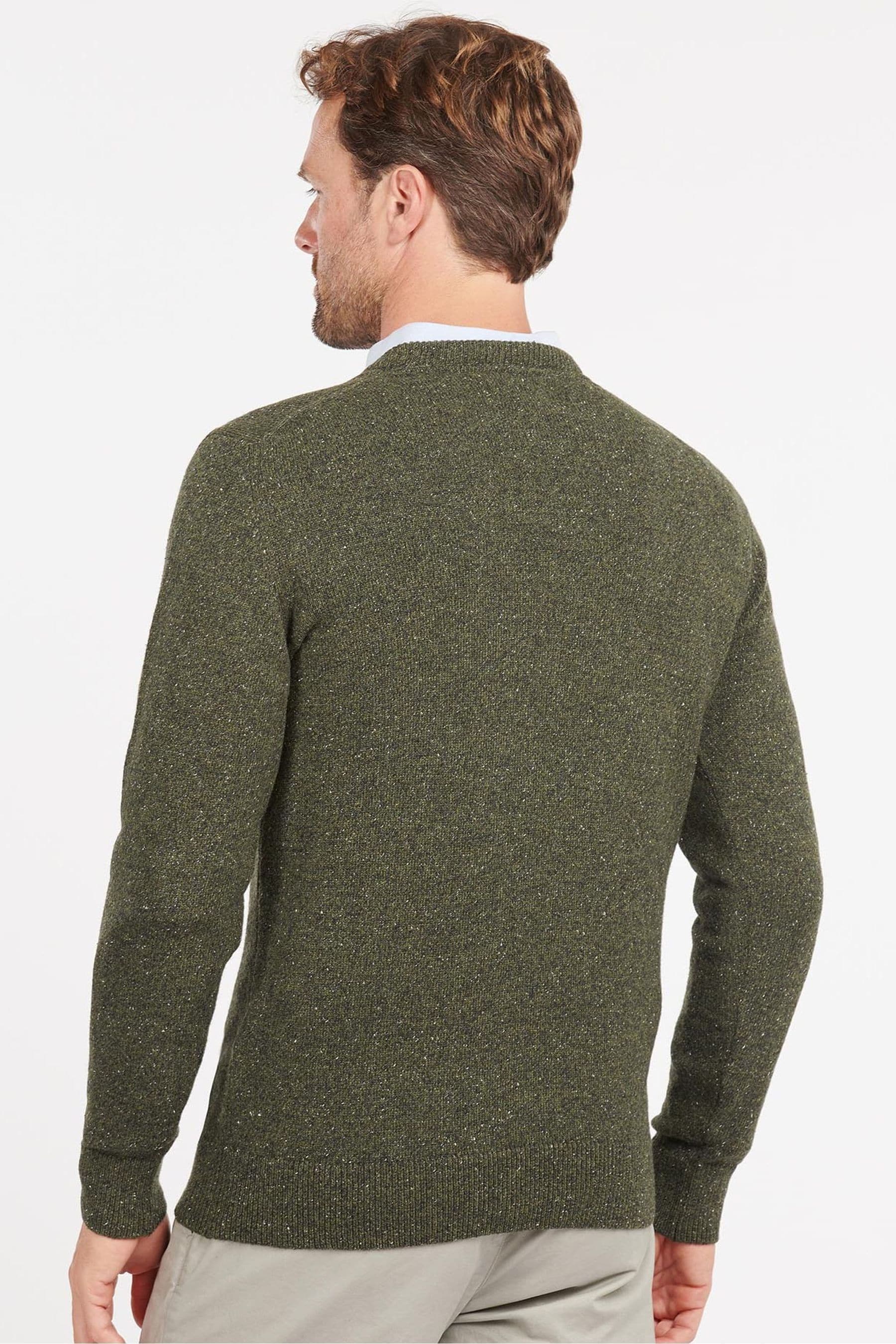 Buy Barbour® Green Essential Tisbury Crew Neck Jumper from the Next UK ...