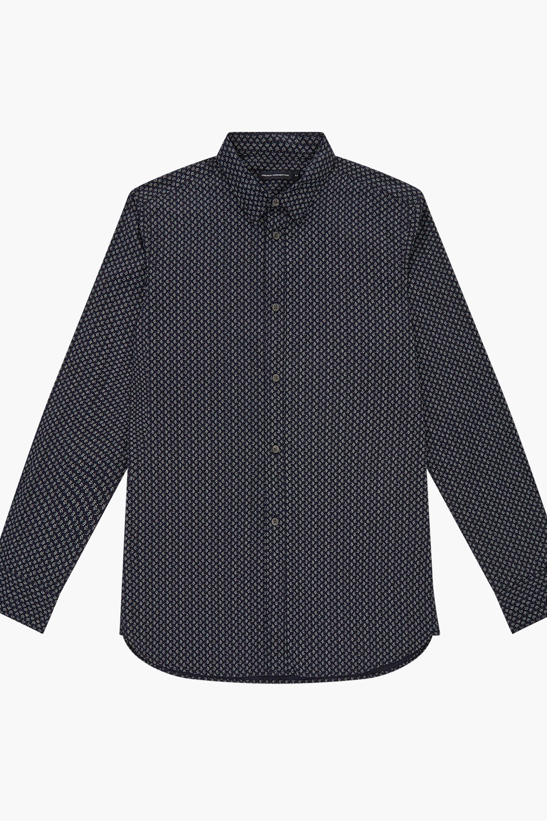 Buy French Connection Blue floral Long Sleeve Shirt from the Next UK