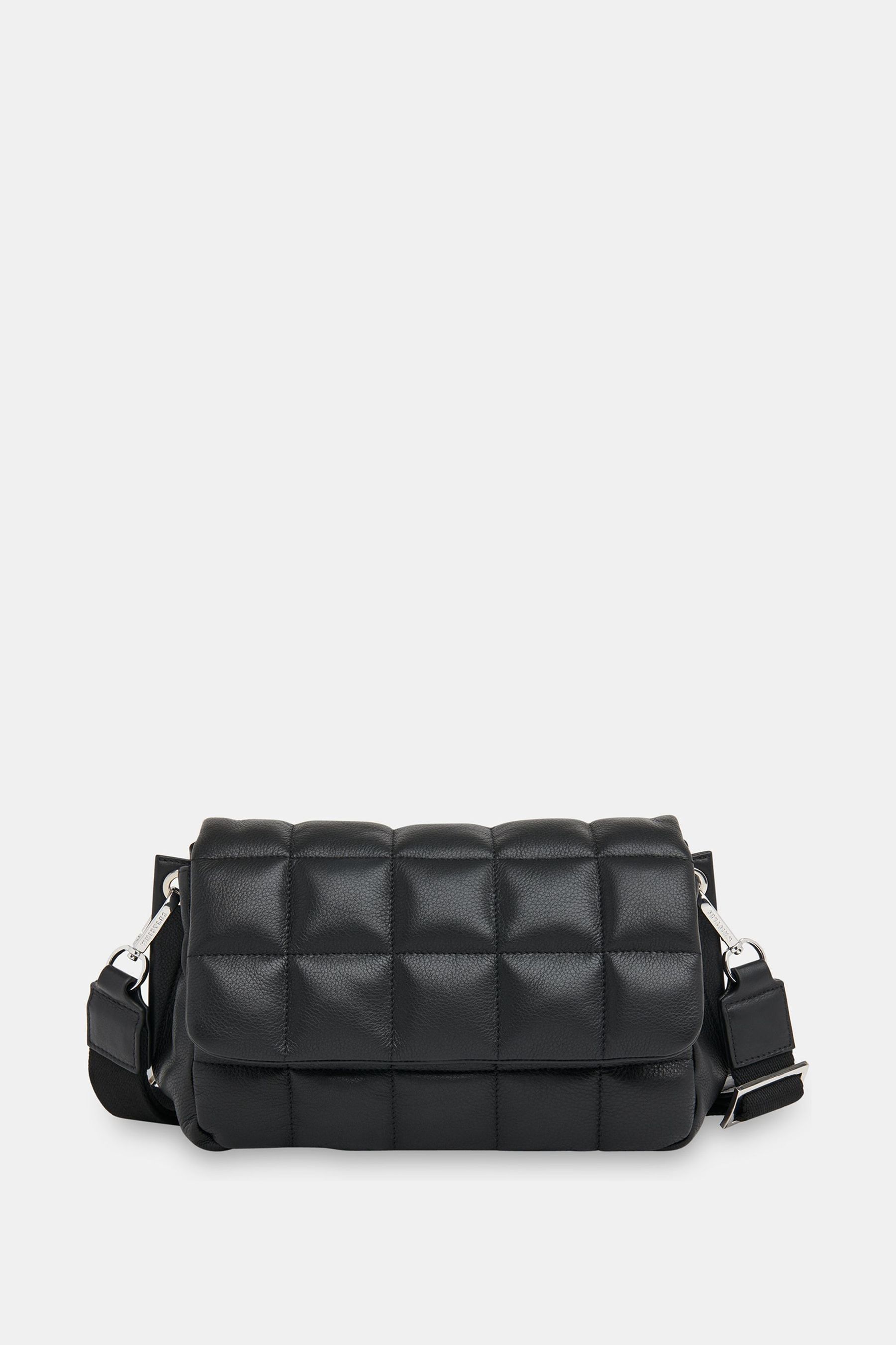 Buy Whistles Ellis Quilted CrossBody Black Bag from the Next UK online