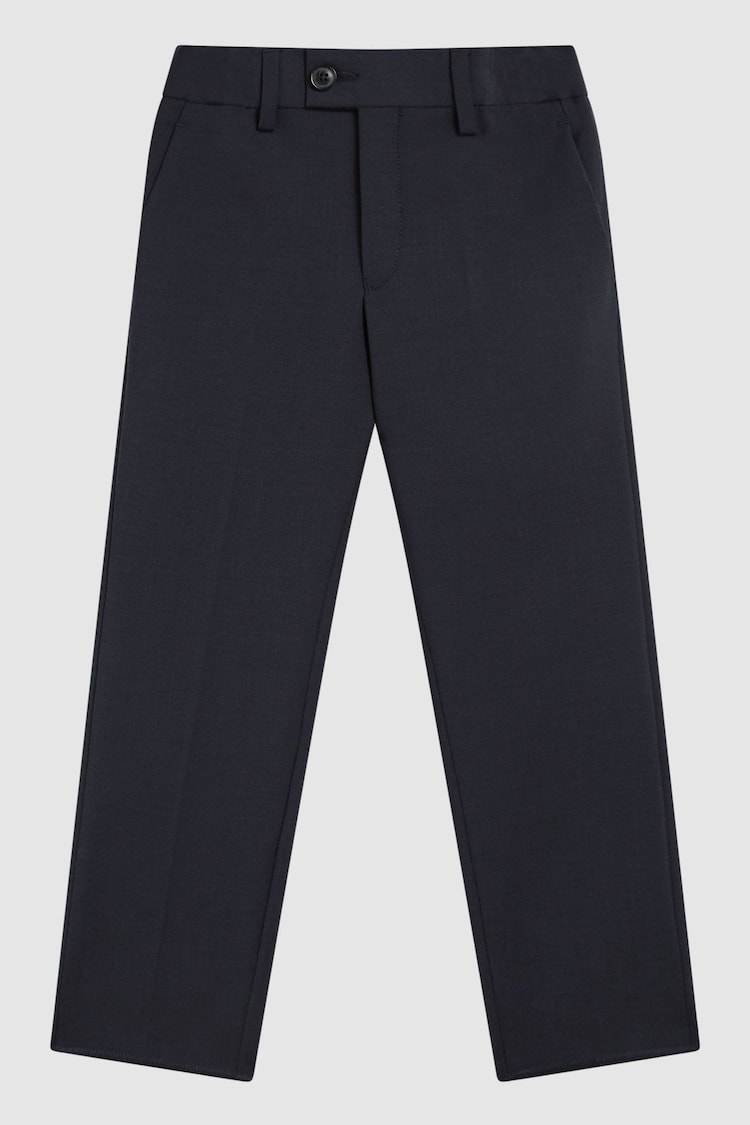 Reiss Navy Hope Junior Modern Fit Mixer Trousers - Image 1 of 1
