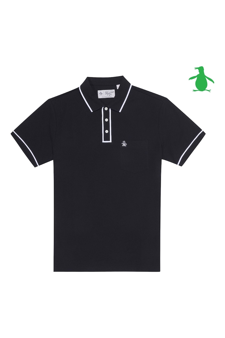 Original Penguin Earl Tipped Collar Pocket Pique Polo Shirt - Image 1 of 1