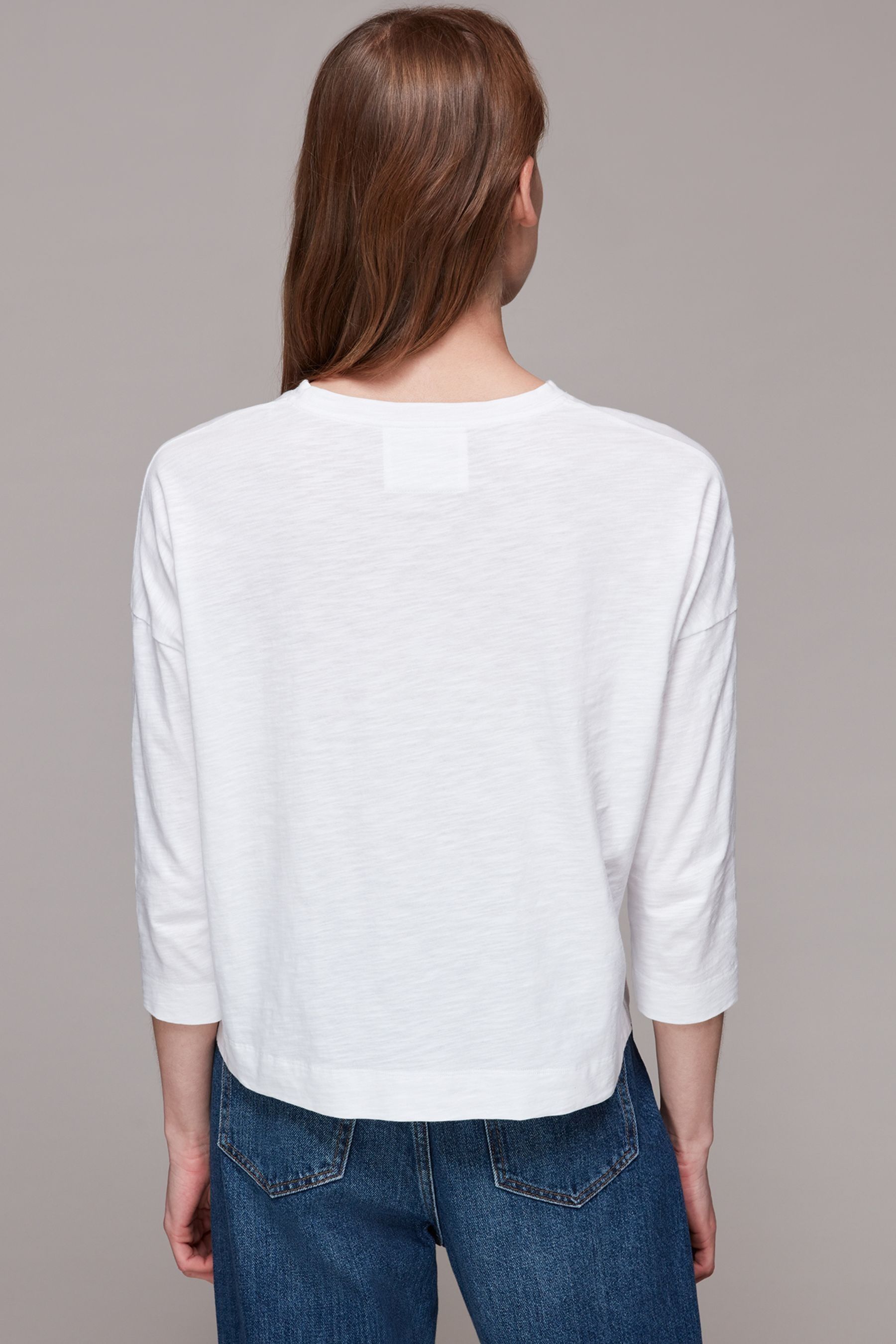 Buy Whistles Cotton Patch Pocket Top from the Next UK online shop
