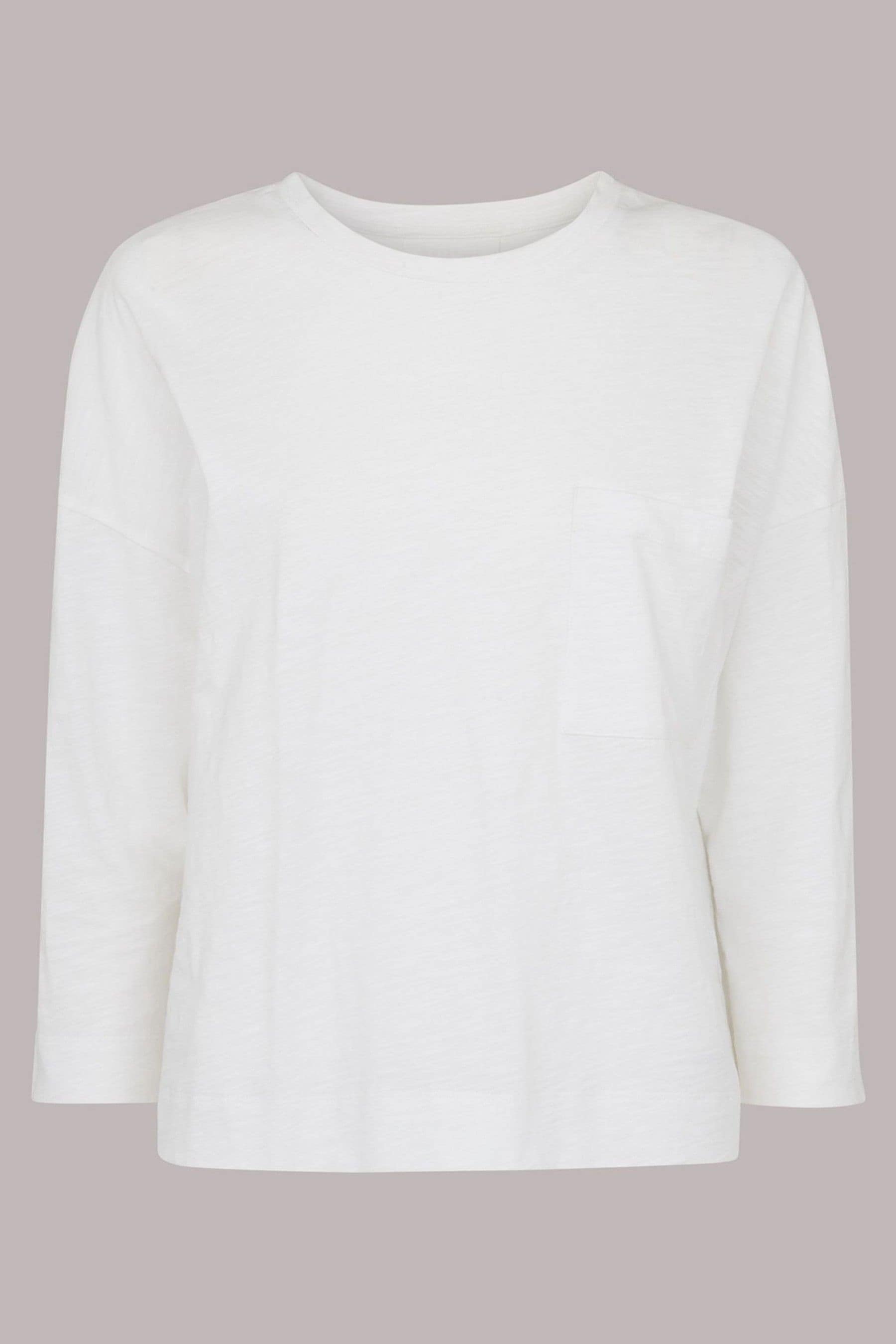 Buy Whistles Cotton Patch Pocket Top from the Next UK online shop