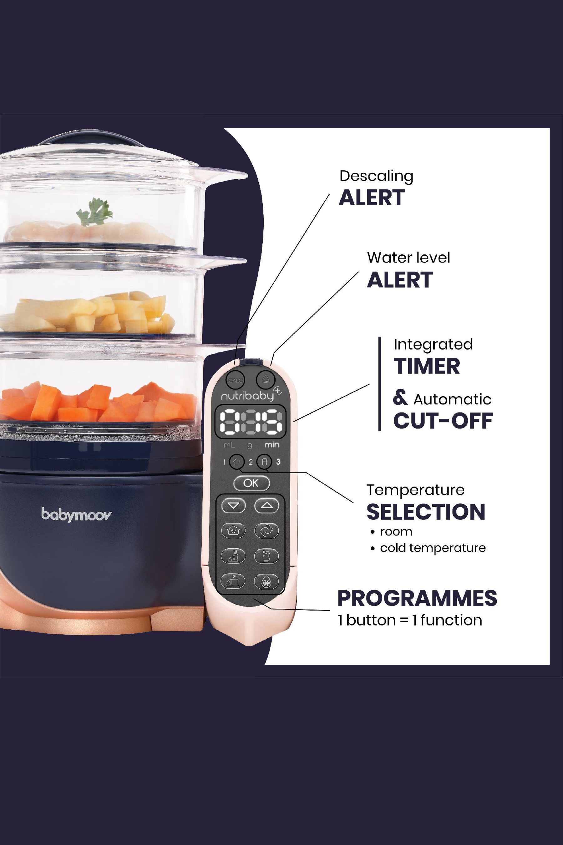 Buy Babymoov Nutribaby XL 5In1 Food Prep Machine from the Next UK