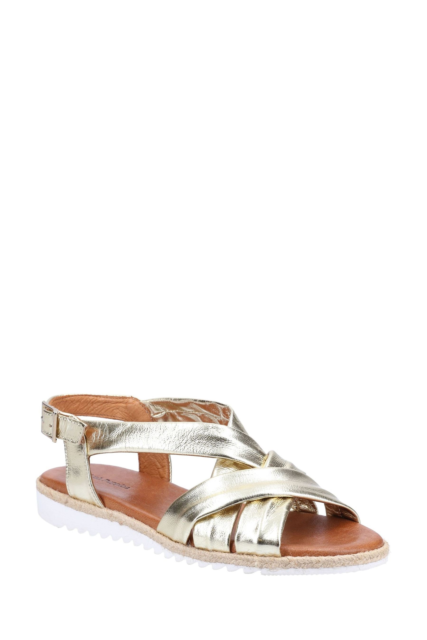 Buy Hush Puppies Collins Gold Sandals from the Next UK online shop